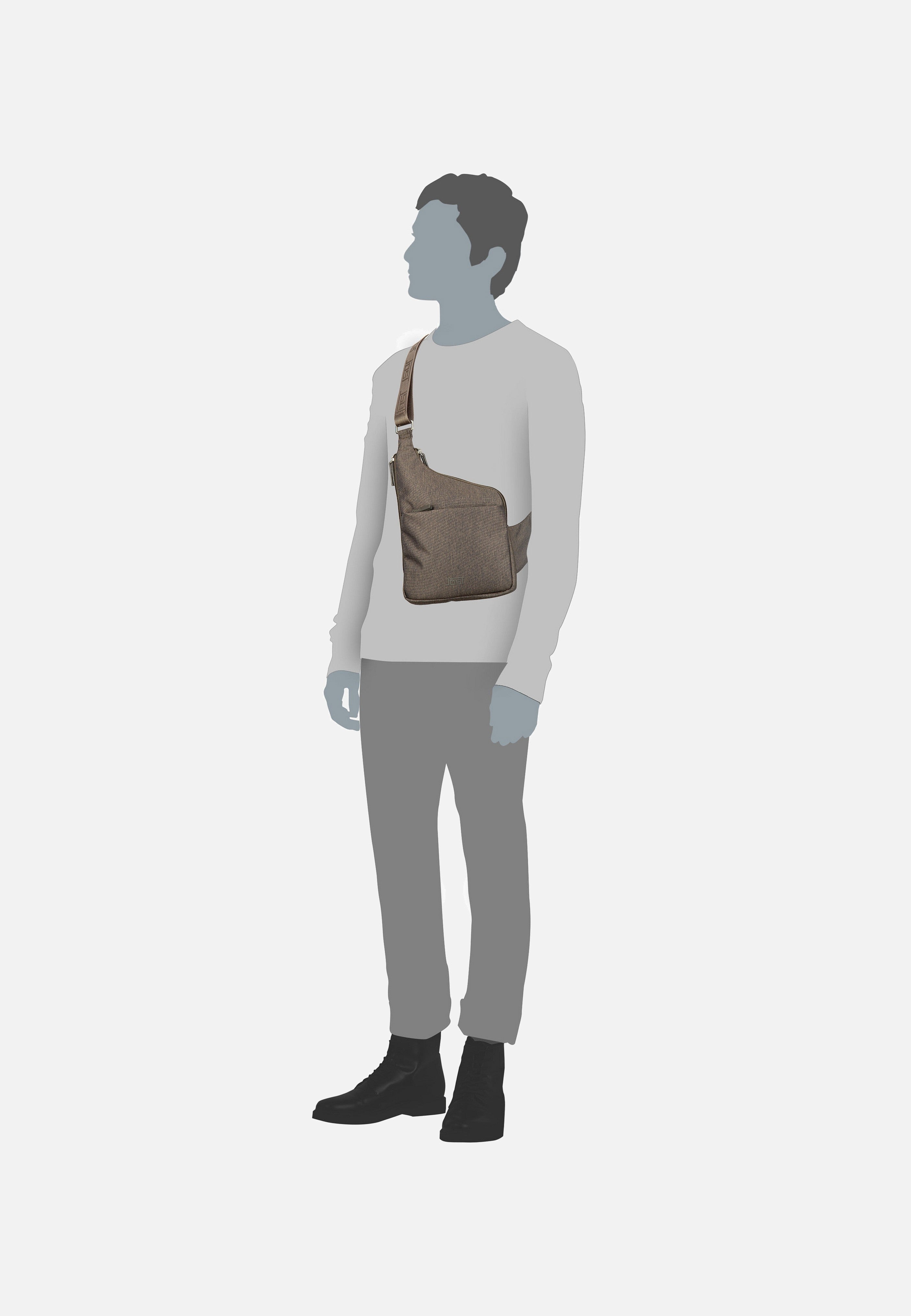 Jost - Bergen 1604 Taupe - Sling Bag | Neutral-Image