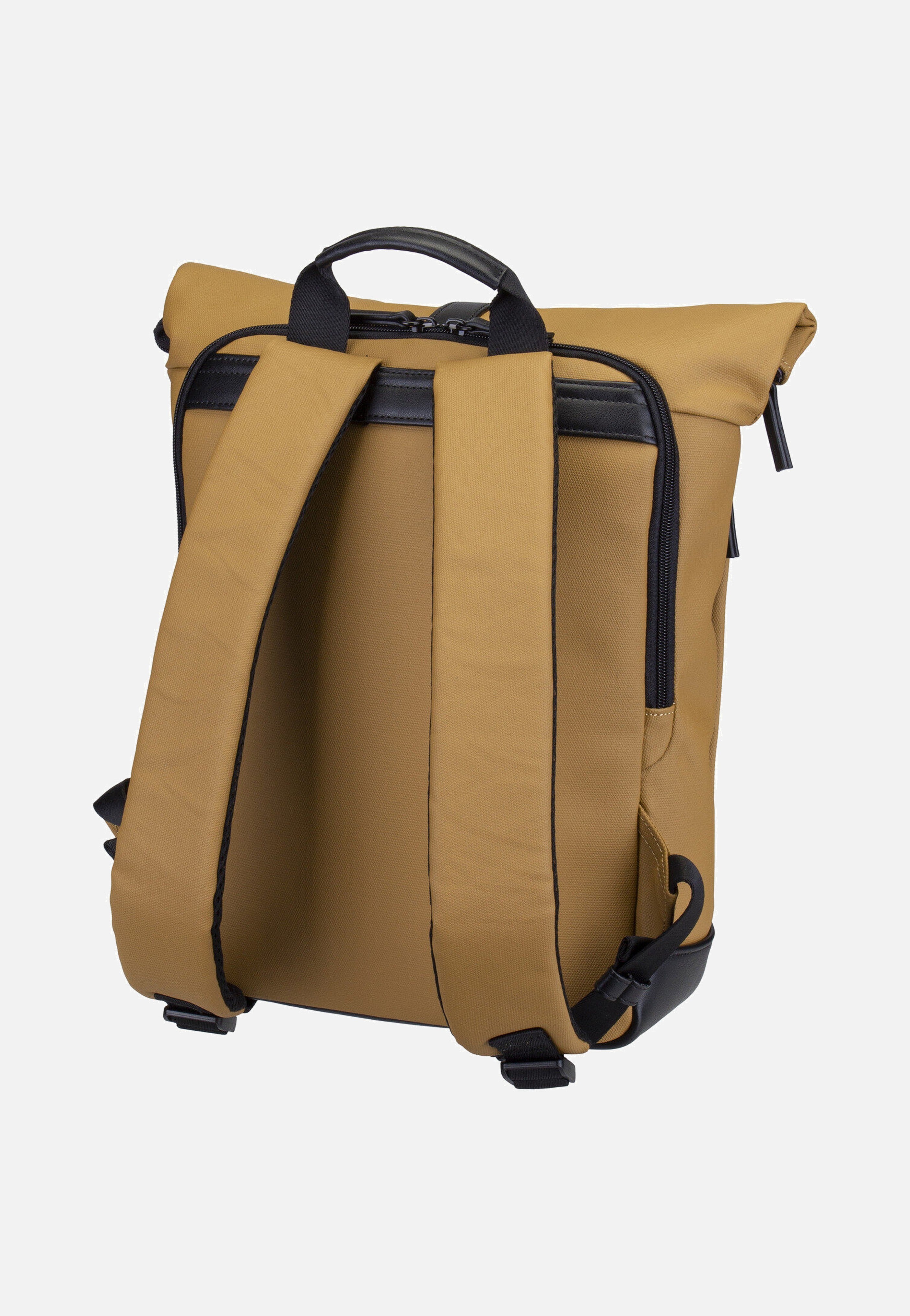 Jost - Borgholm Courier S 5310 Mustard - Rolltop Backpack | Women-Image