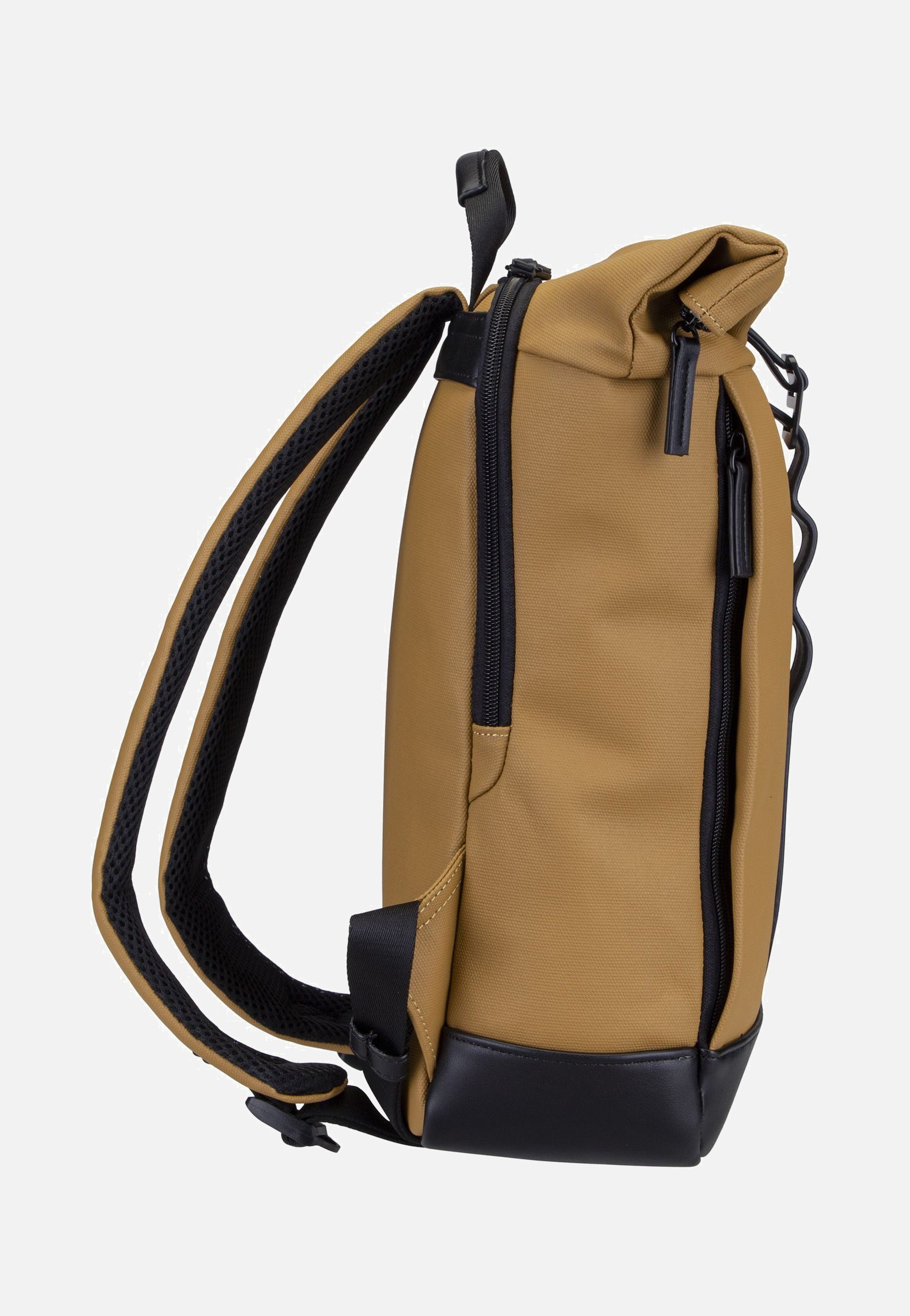 Jost - Borgholm Courier S 5310 Mustard - Rolltop Backpack | Women-Image
