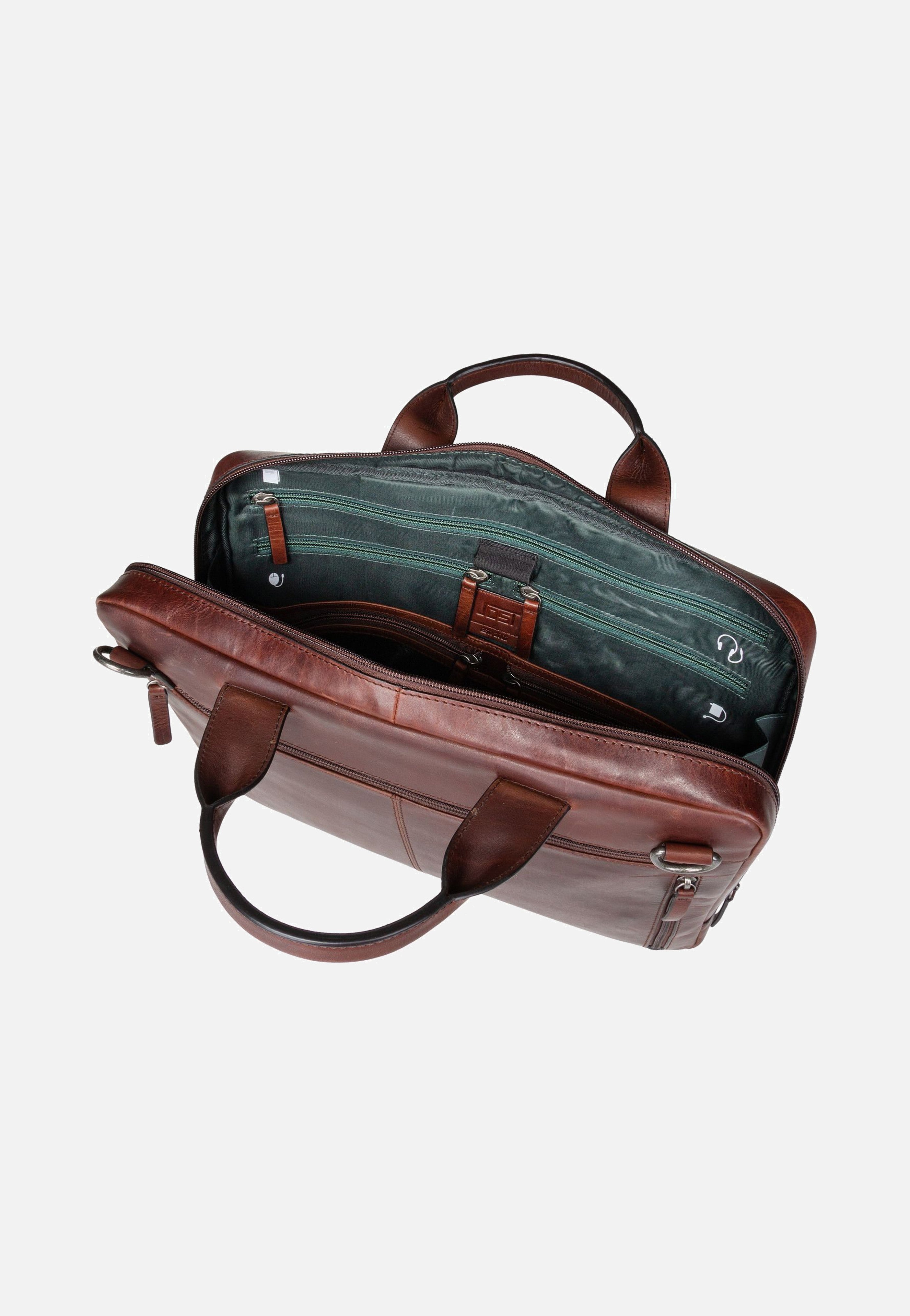 Jost - Lund Business S 6743 Braun - Briefcase | Men-Image