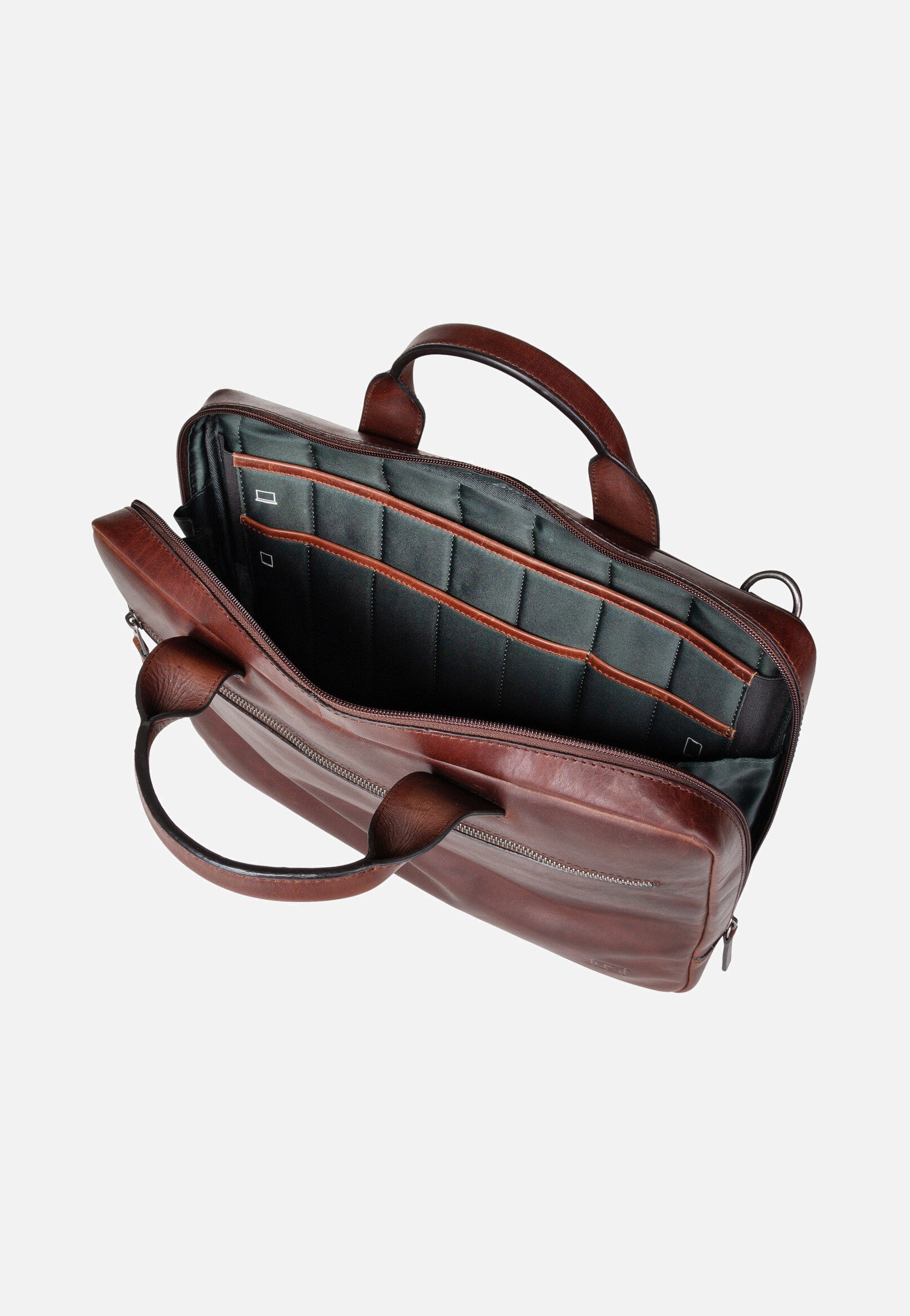 Jost - Lund Business S 6743 Braun - Briefcase | Men-Image