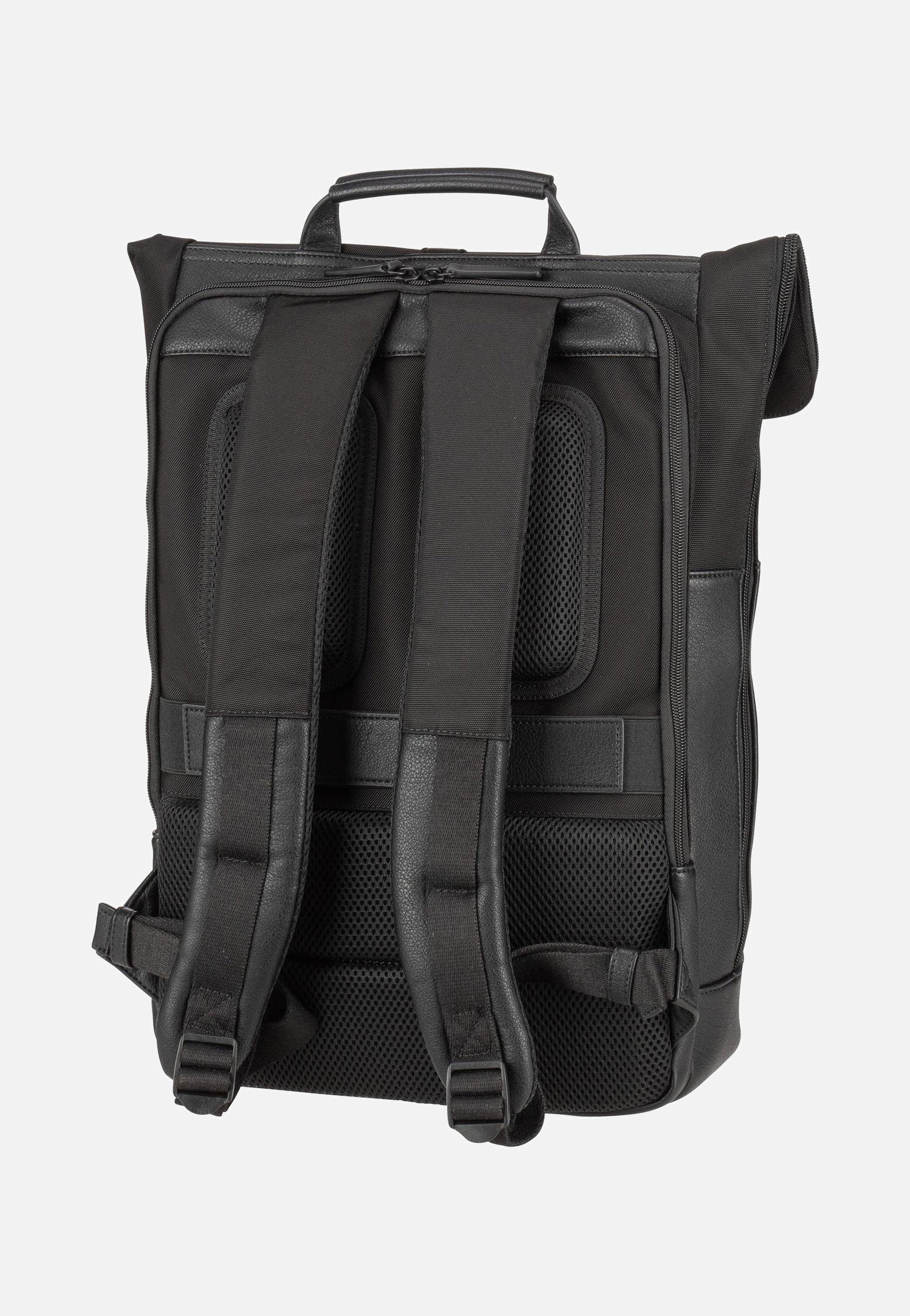 Jost - Riga Courier Black - Rolltop Backpack | Men-Image