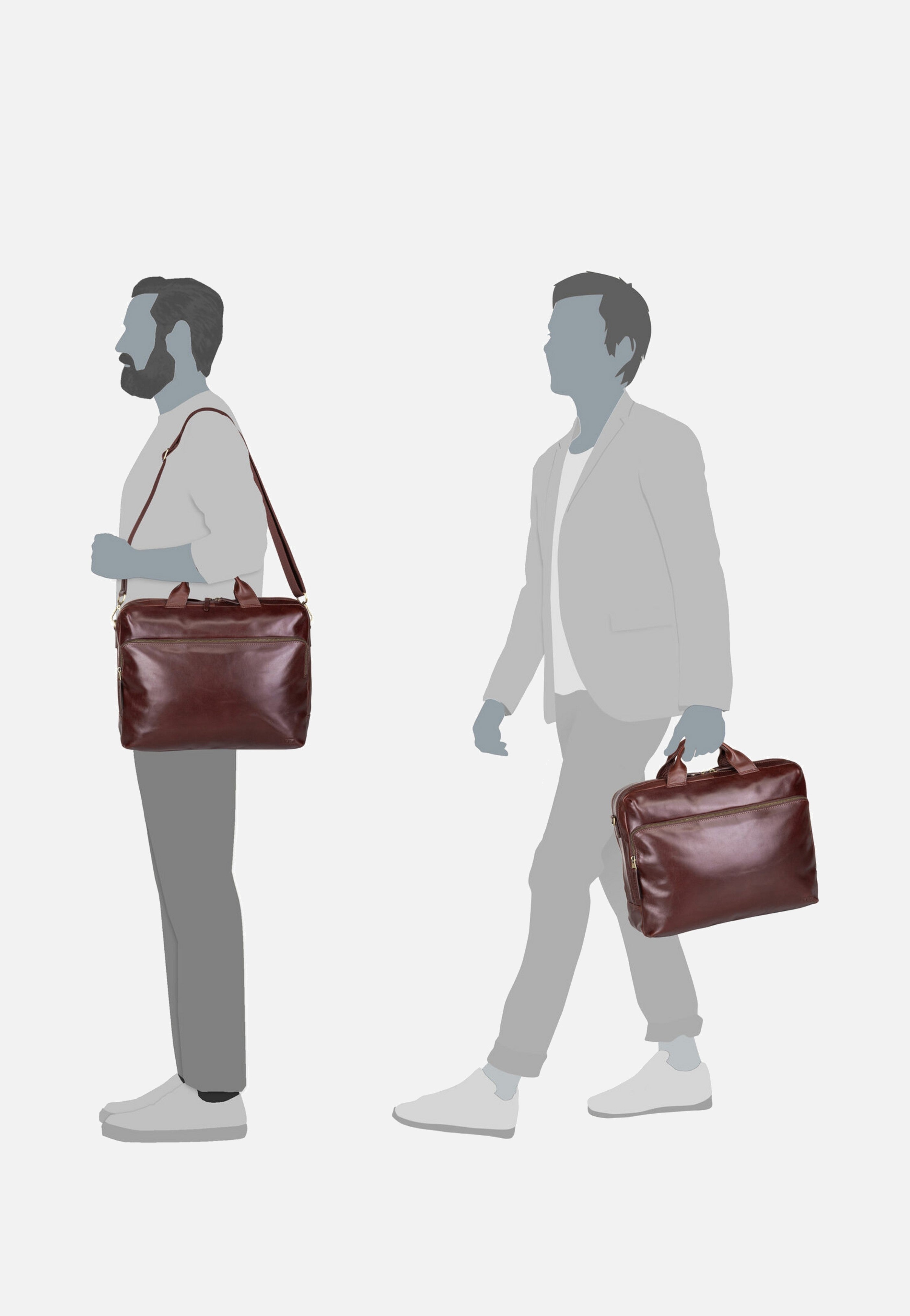 Jost - Skagen Business 2Fa 6206 Braun - Briefcase | Men-Image