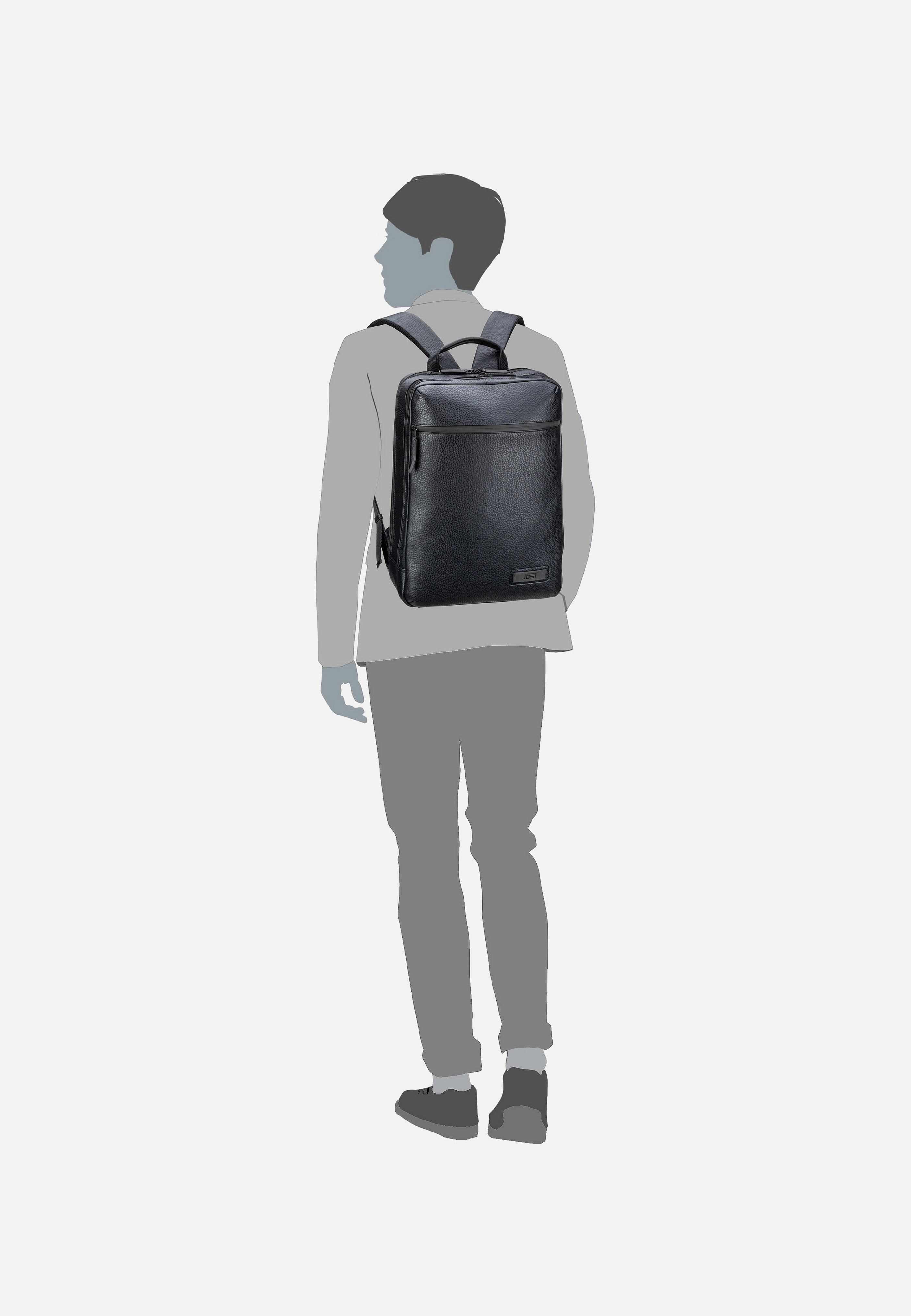 Jost - Stockholm Daypack Black - Backpack | Men-Image