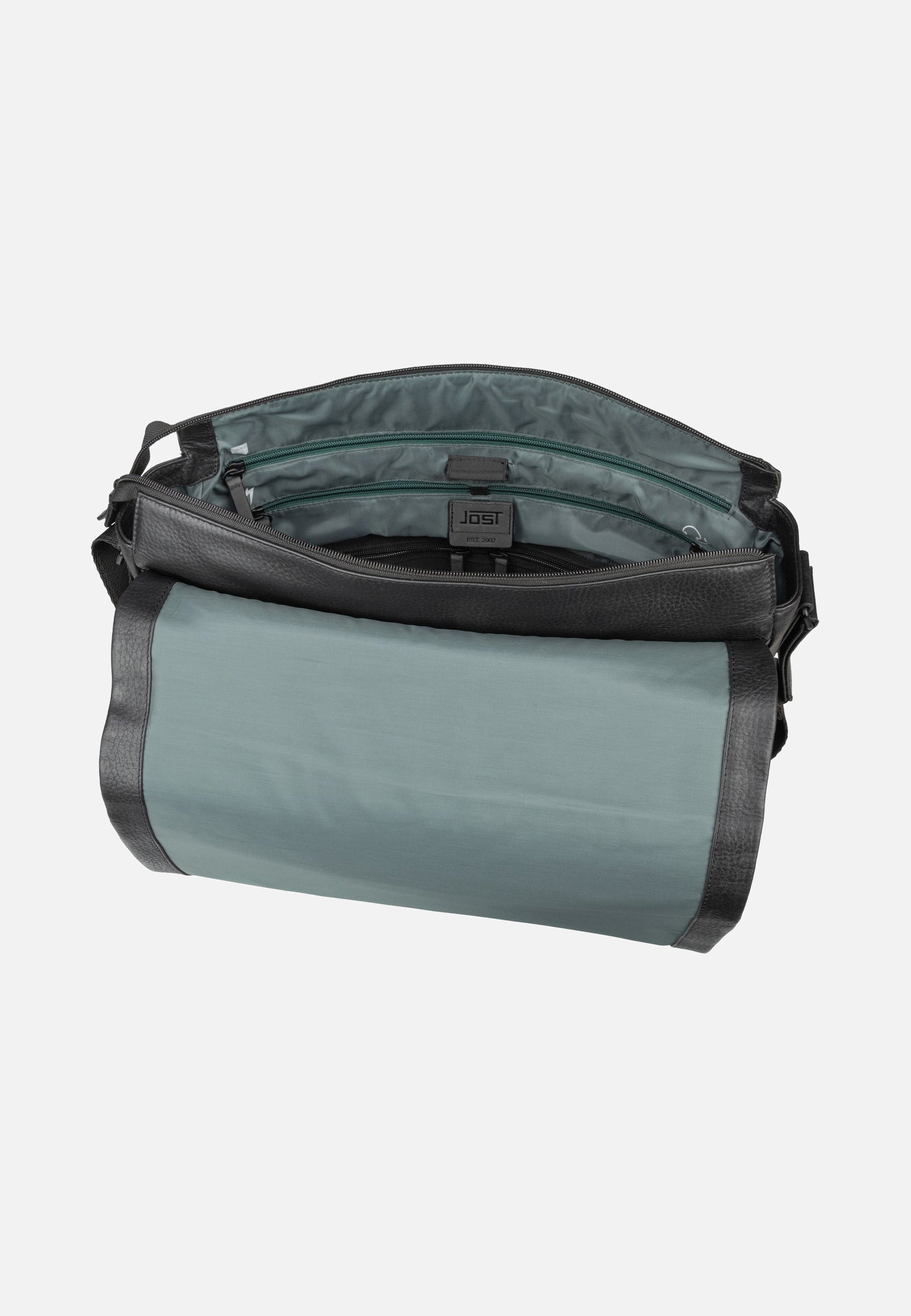 Jost - Stockholm Flap L Black - Messenger Bag | Men-Image