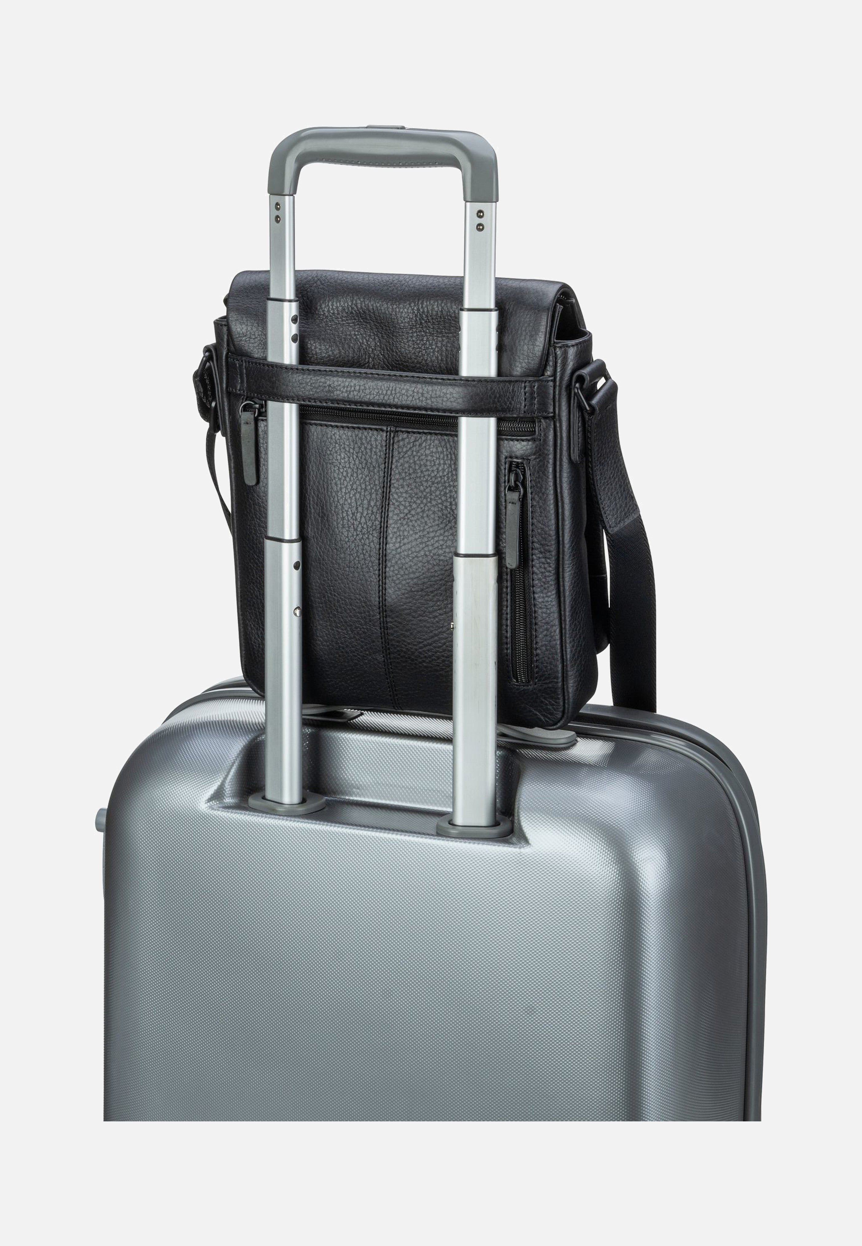 Jost - Stockholm Flap S Black - Crossbody Bag | Men-Image