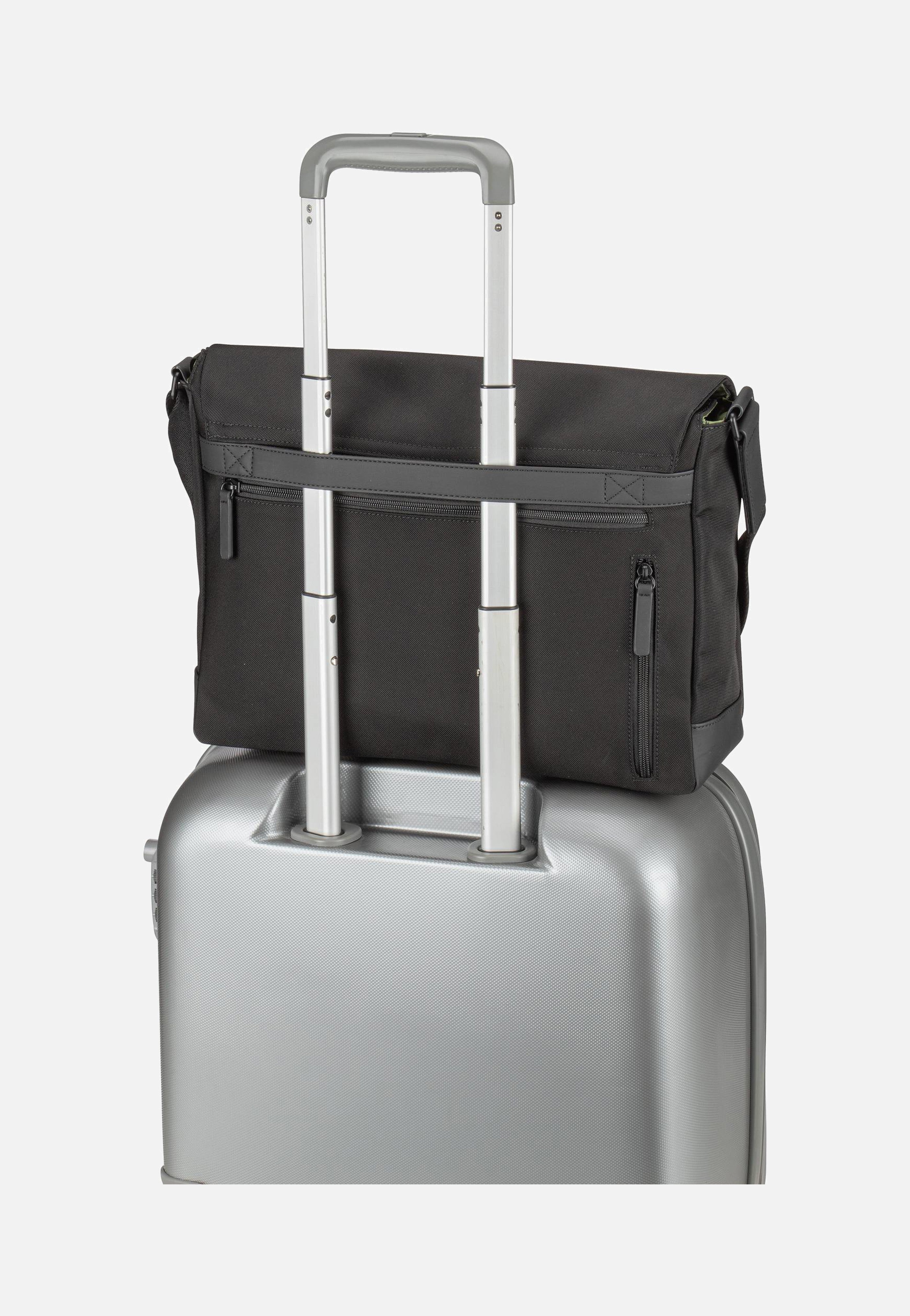 Jost - Tallinn Flap L Black - Messenger Bag | Men-Image