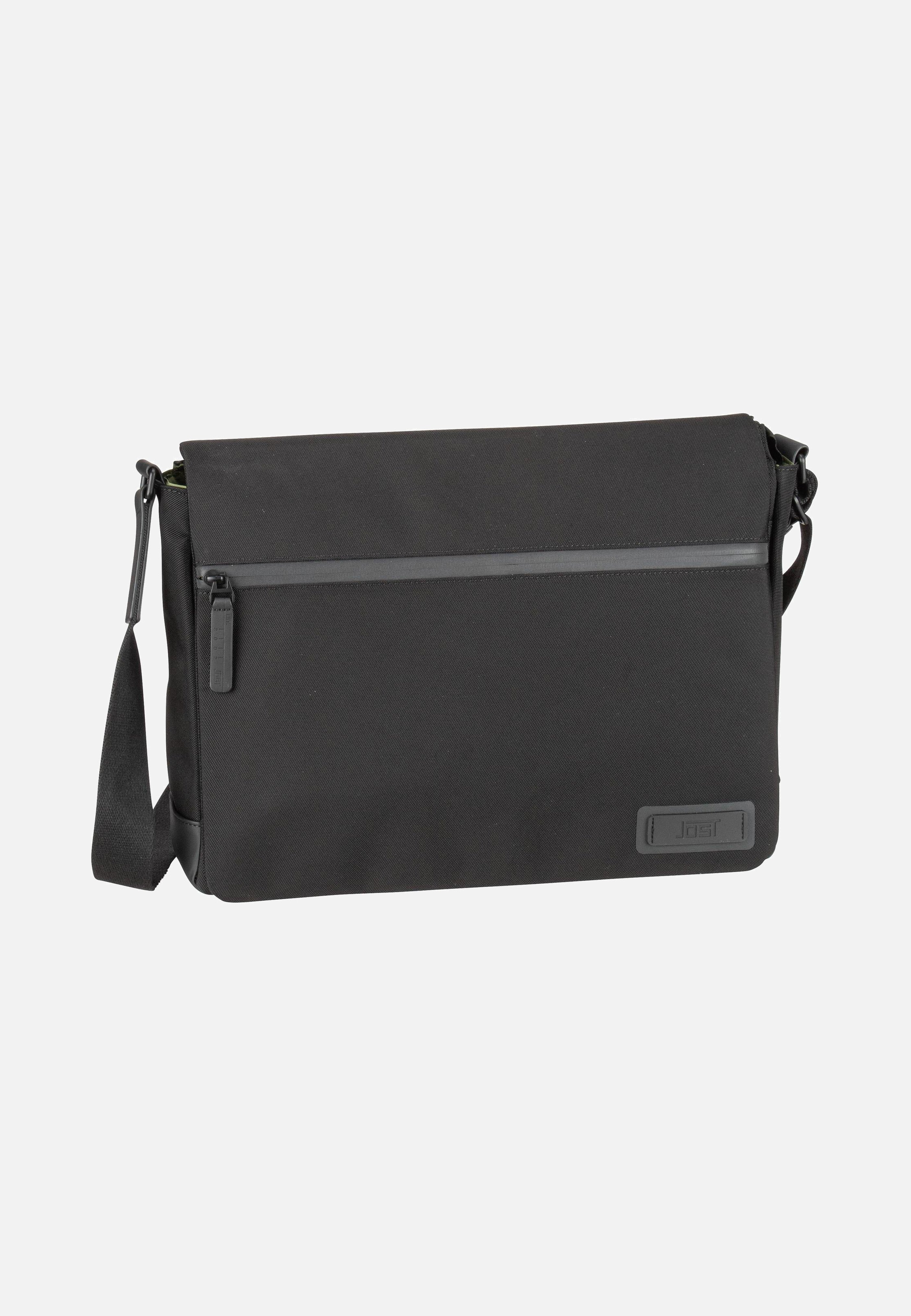 Jost - Tallinn Flap L Black - Messenger Bag | Men-Image