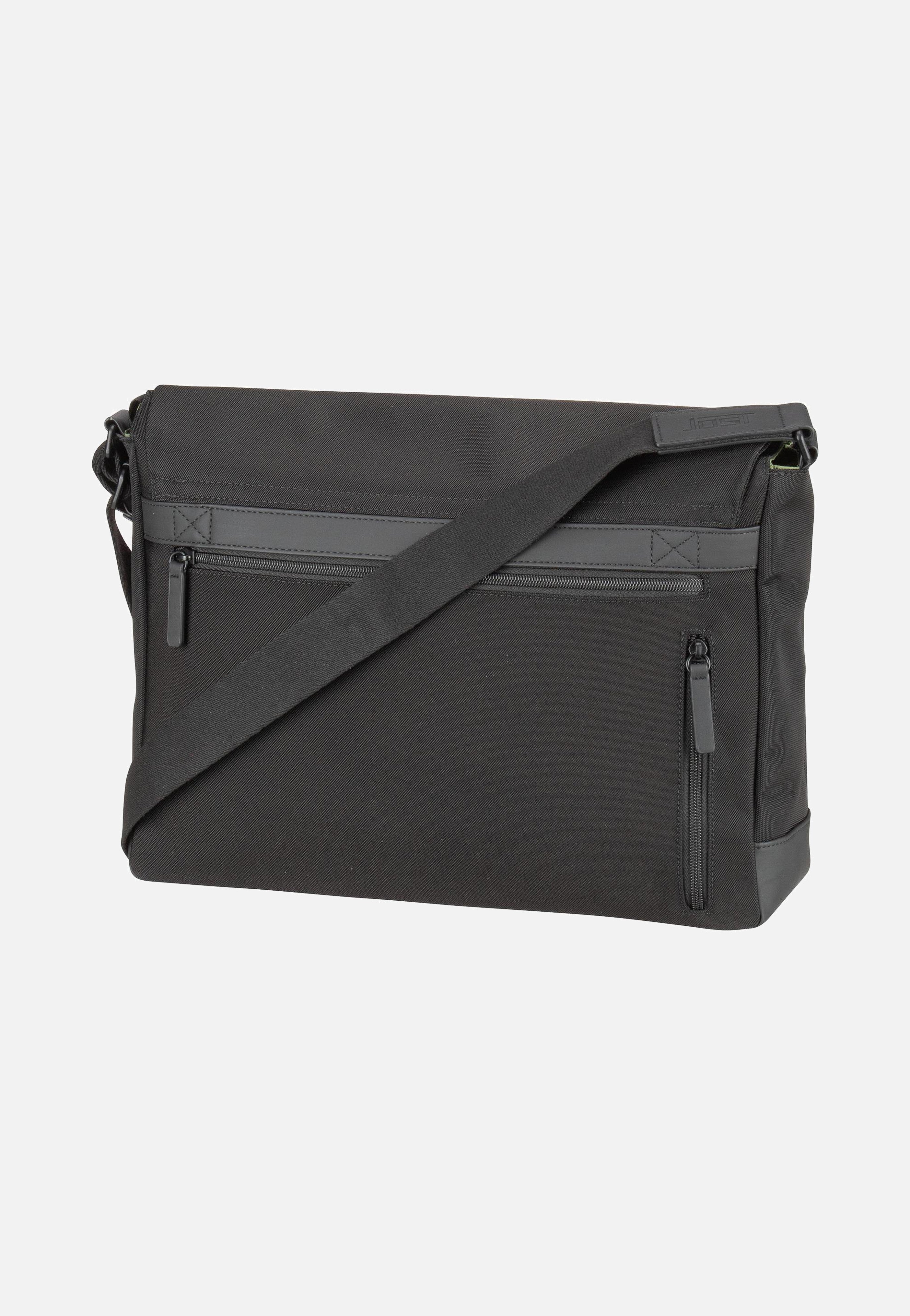Jost - Tallinn Flap L Black - Messenger Bag | Men-Image
