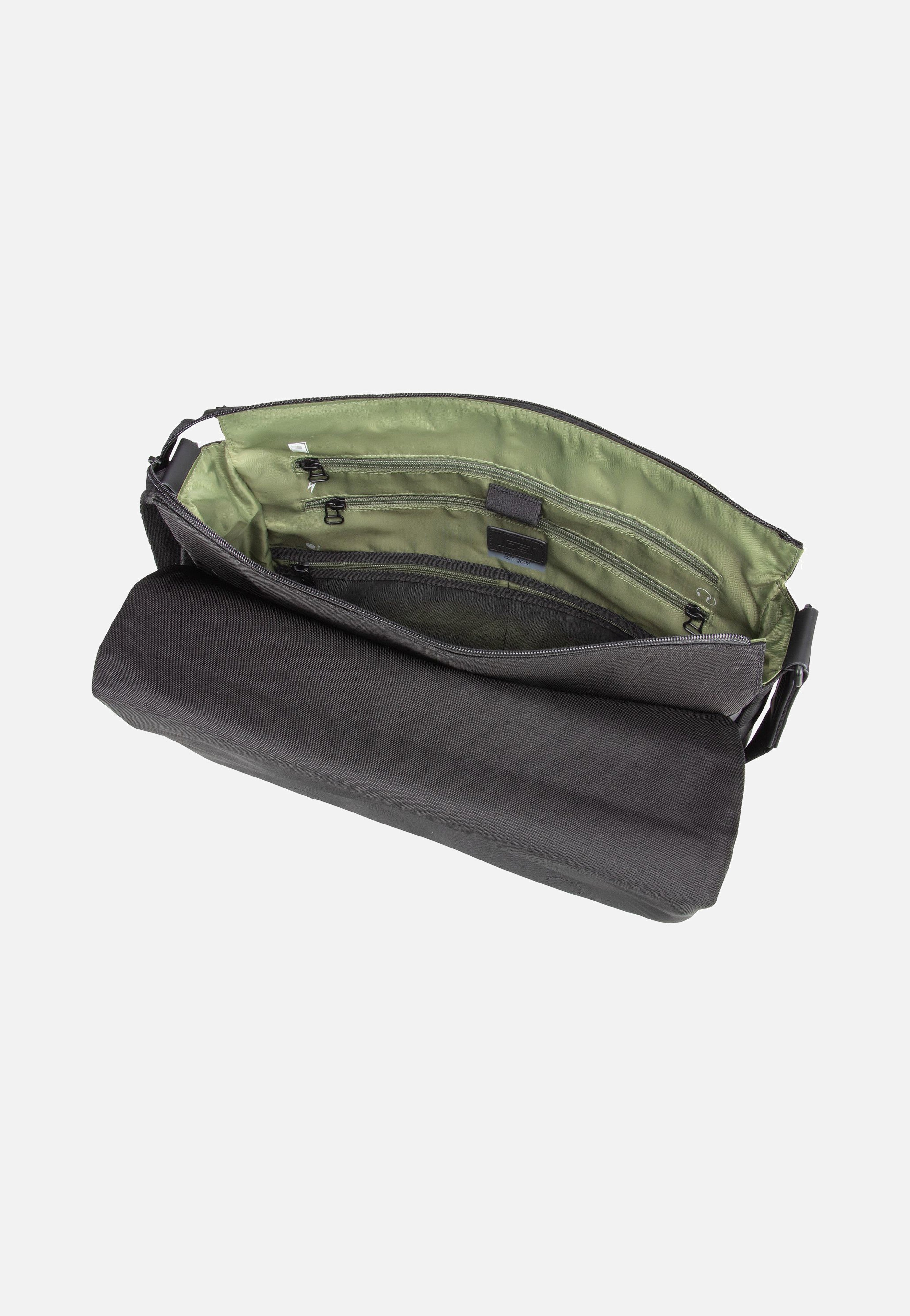 Jost - Tallinn Flap L Black - Messenger Bag | Men-Image