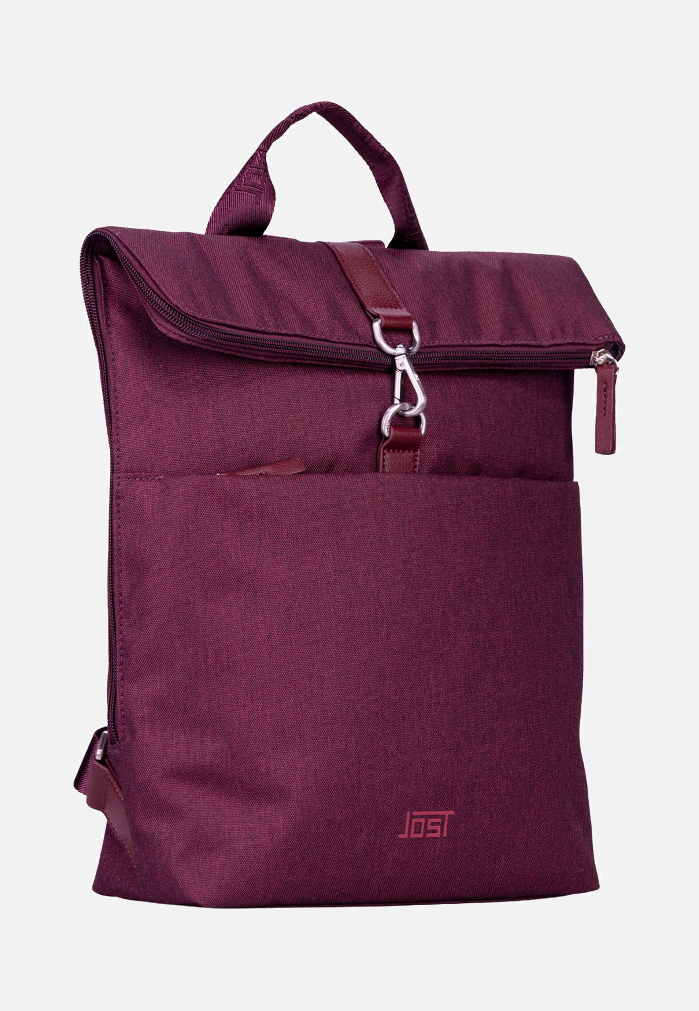 Jost Bergen 1606 Burgundy Rolltop Rucksack