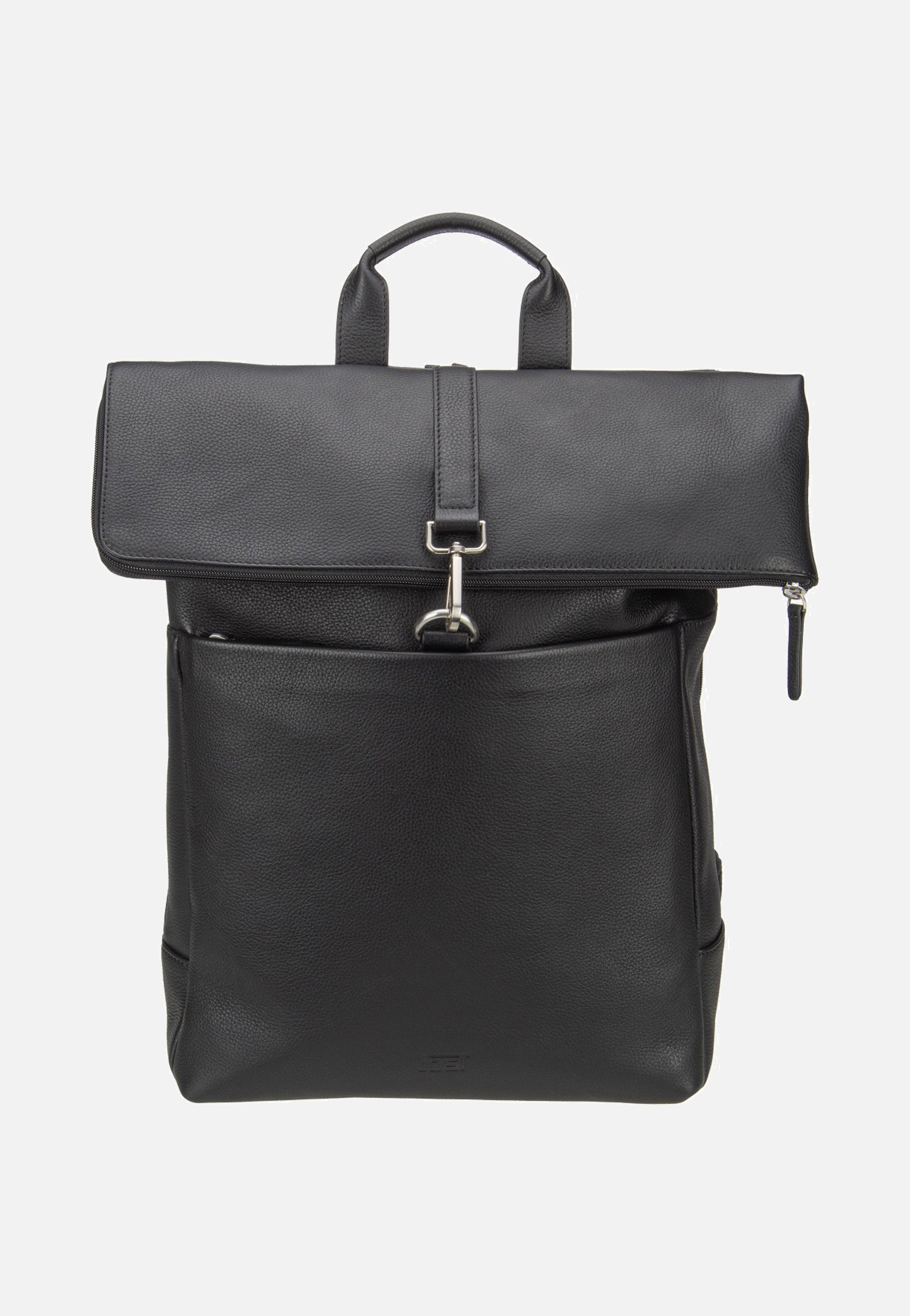 Jost Frankfurt Backpack Courier Black Rolltop Rucksack