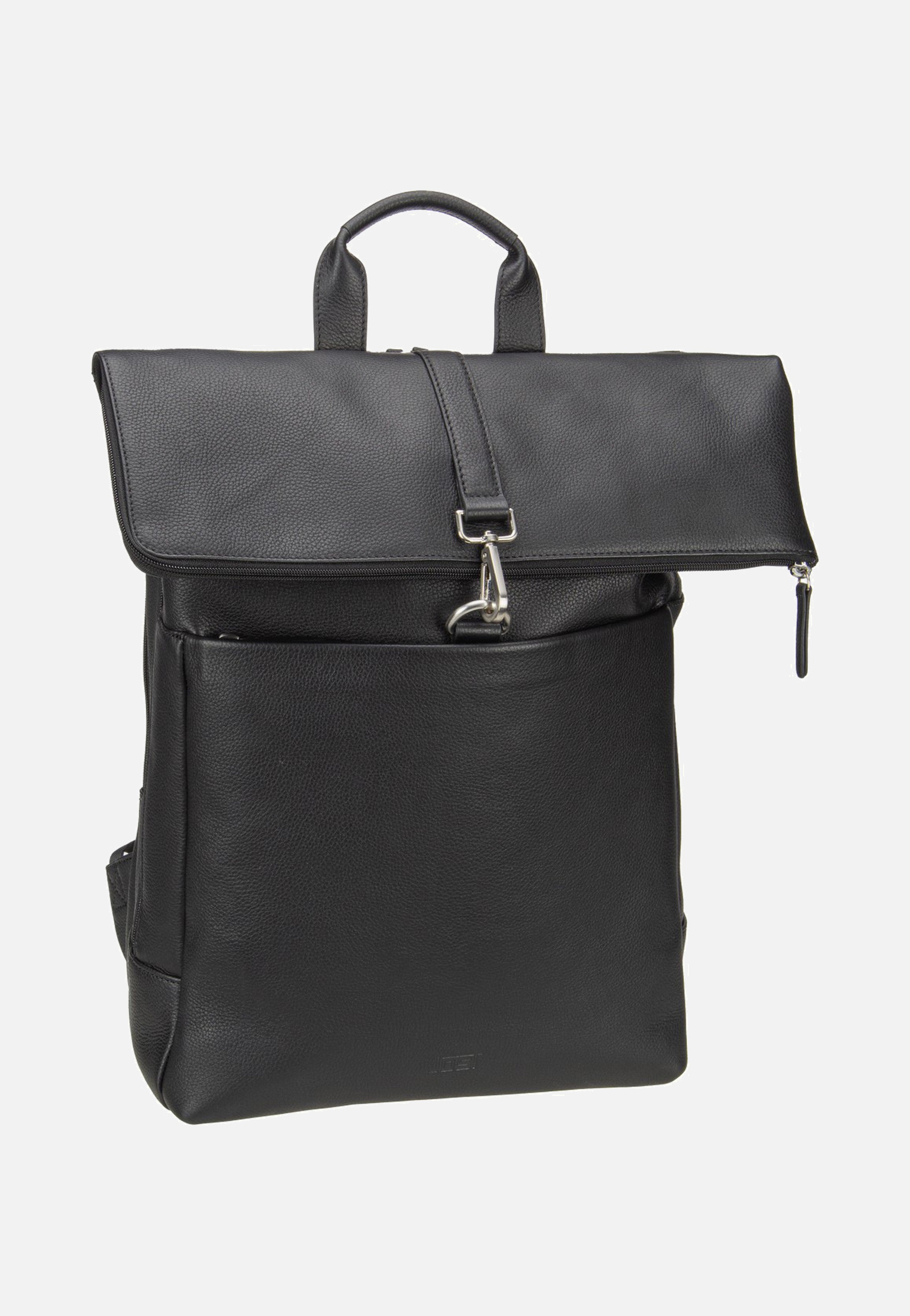 Jost - Frankfurt Backpack Courier Black - Rolltop Backpack | Men-Image