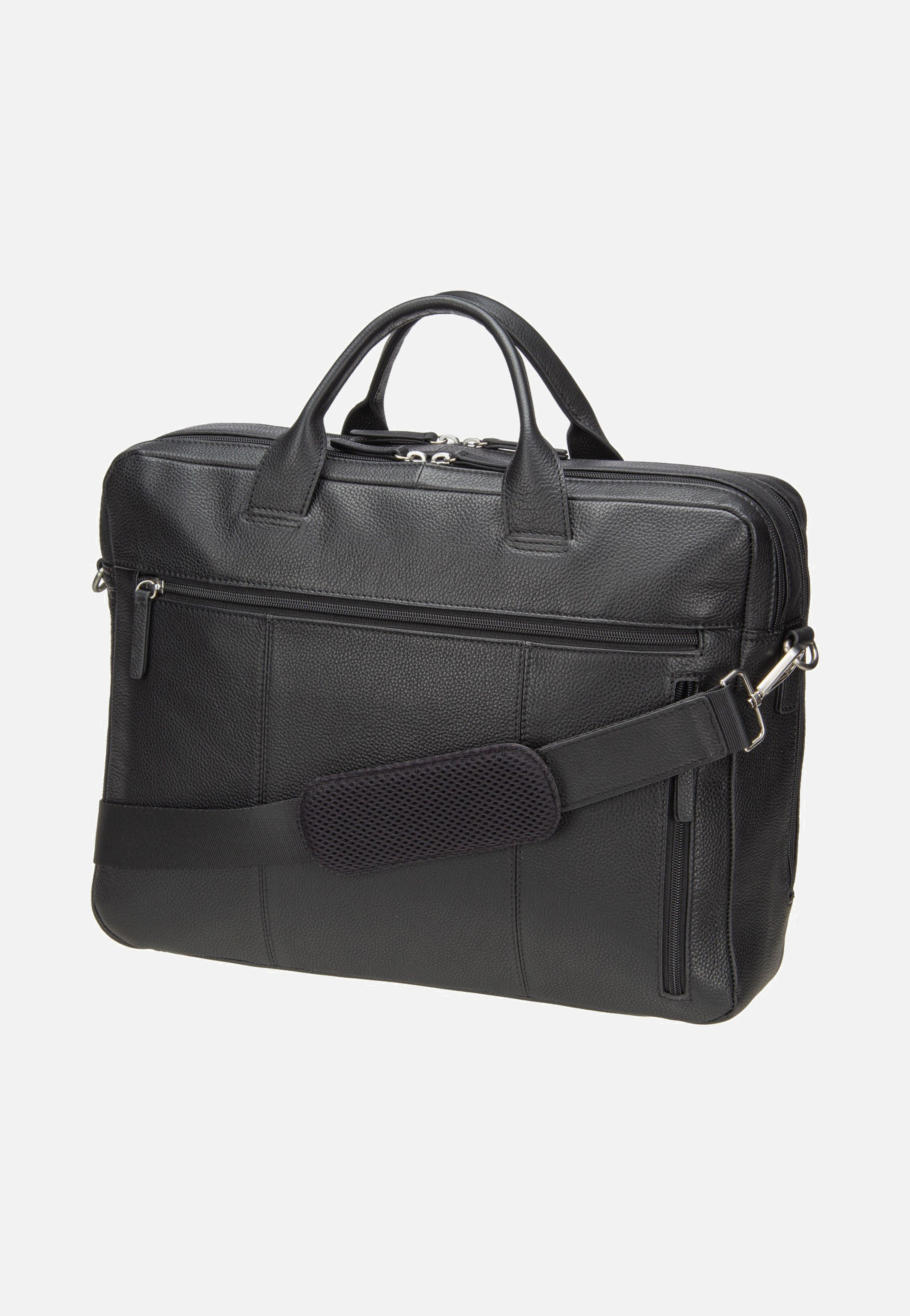 Jost Frankfurt Business Bag 2C Black Aktentasche
