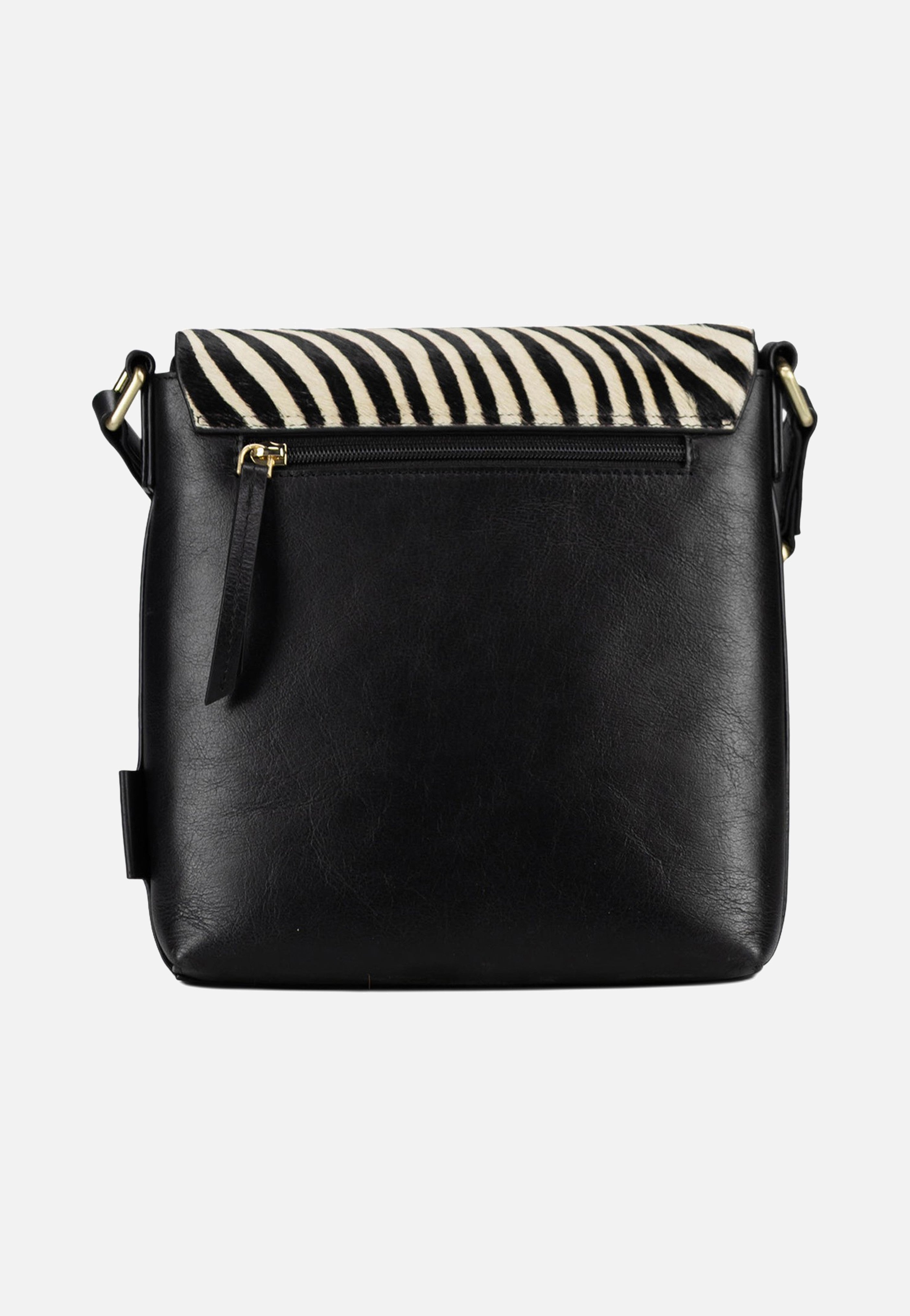 Jost Furry Zebra Shoulder Bag S 3114 Zebra Schultertasche