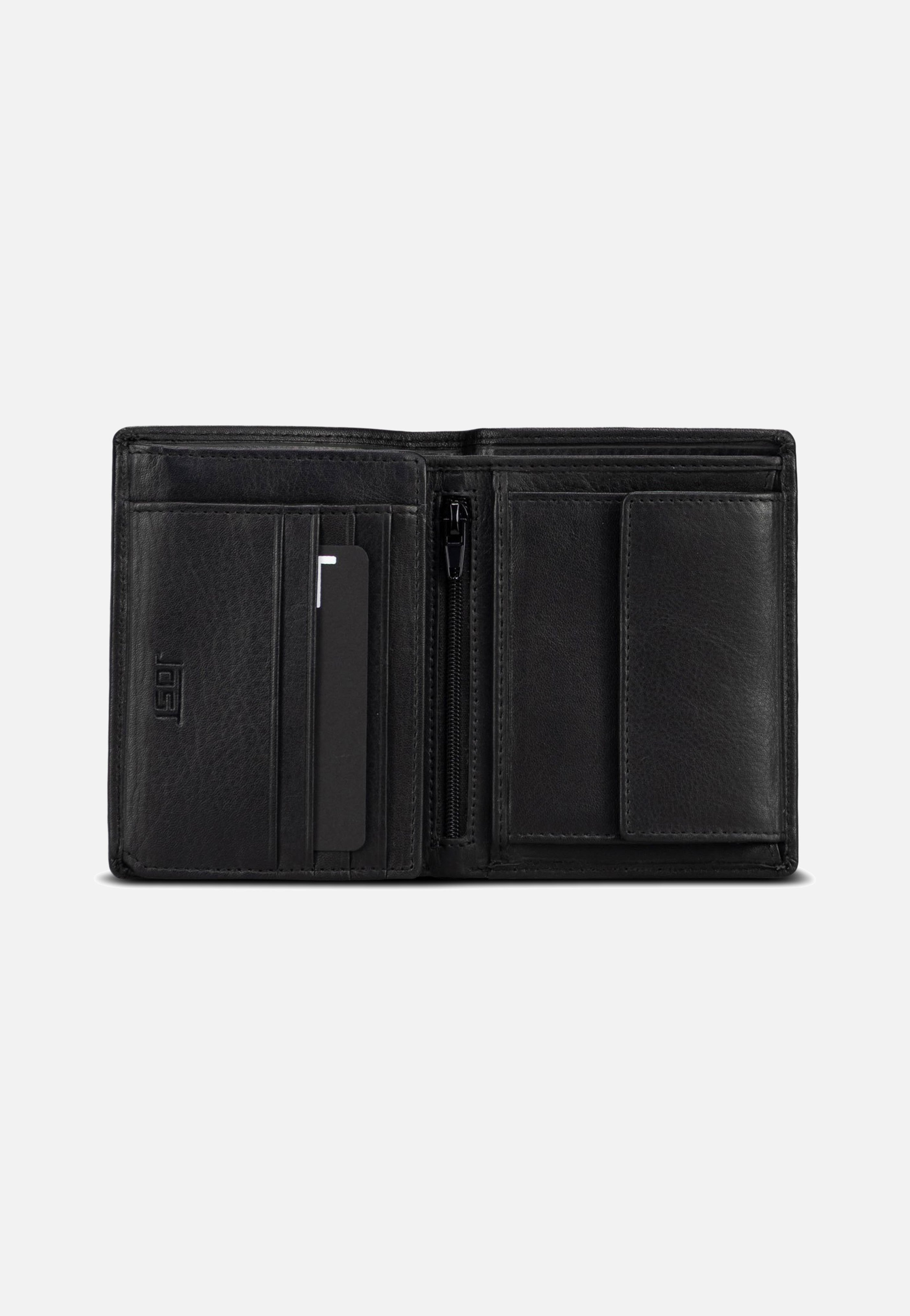 Jost Odense Medium 6350 Black Portemonnaie