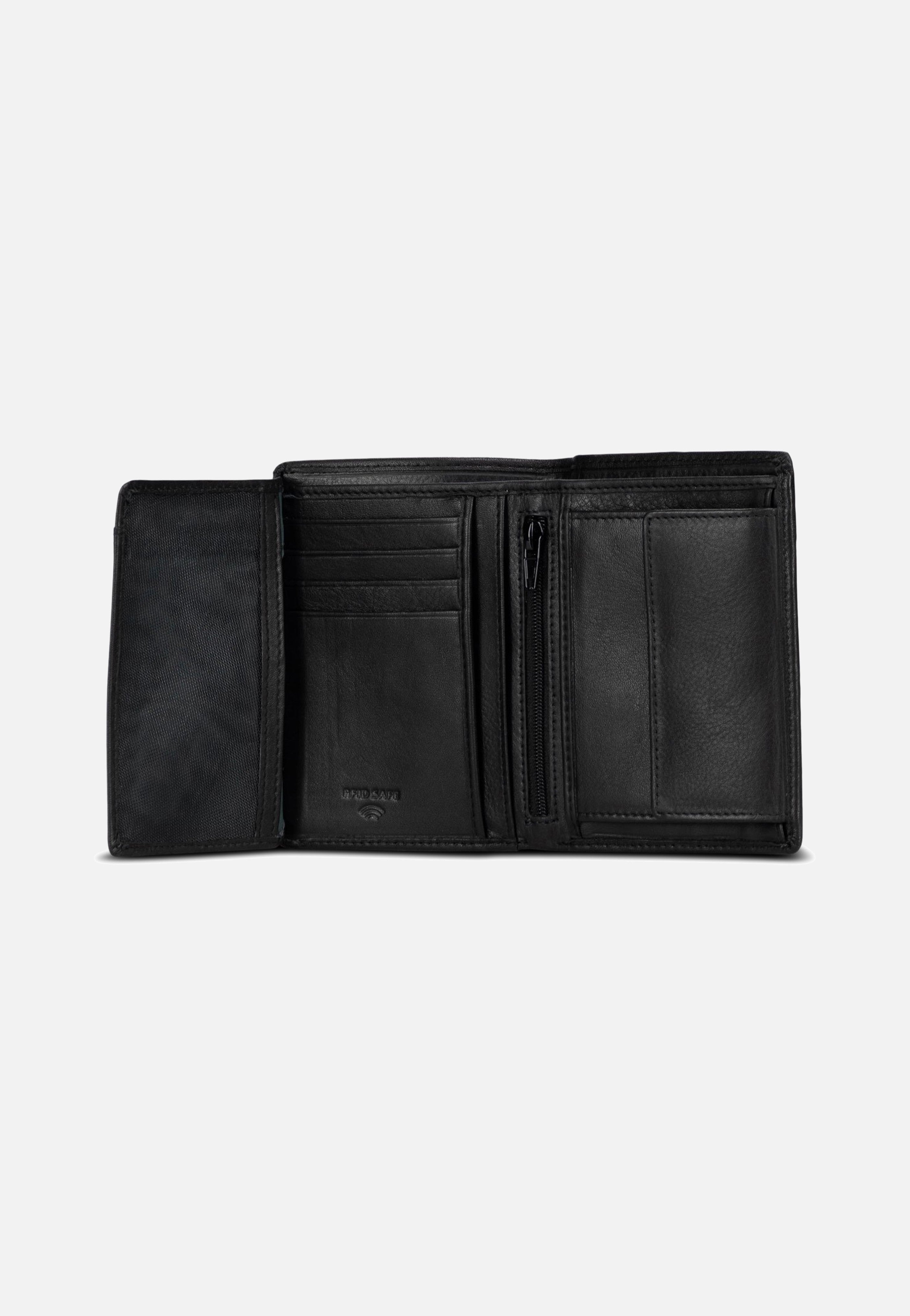 Jost Odense Medium 6350 Black Portemonnaie