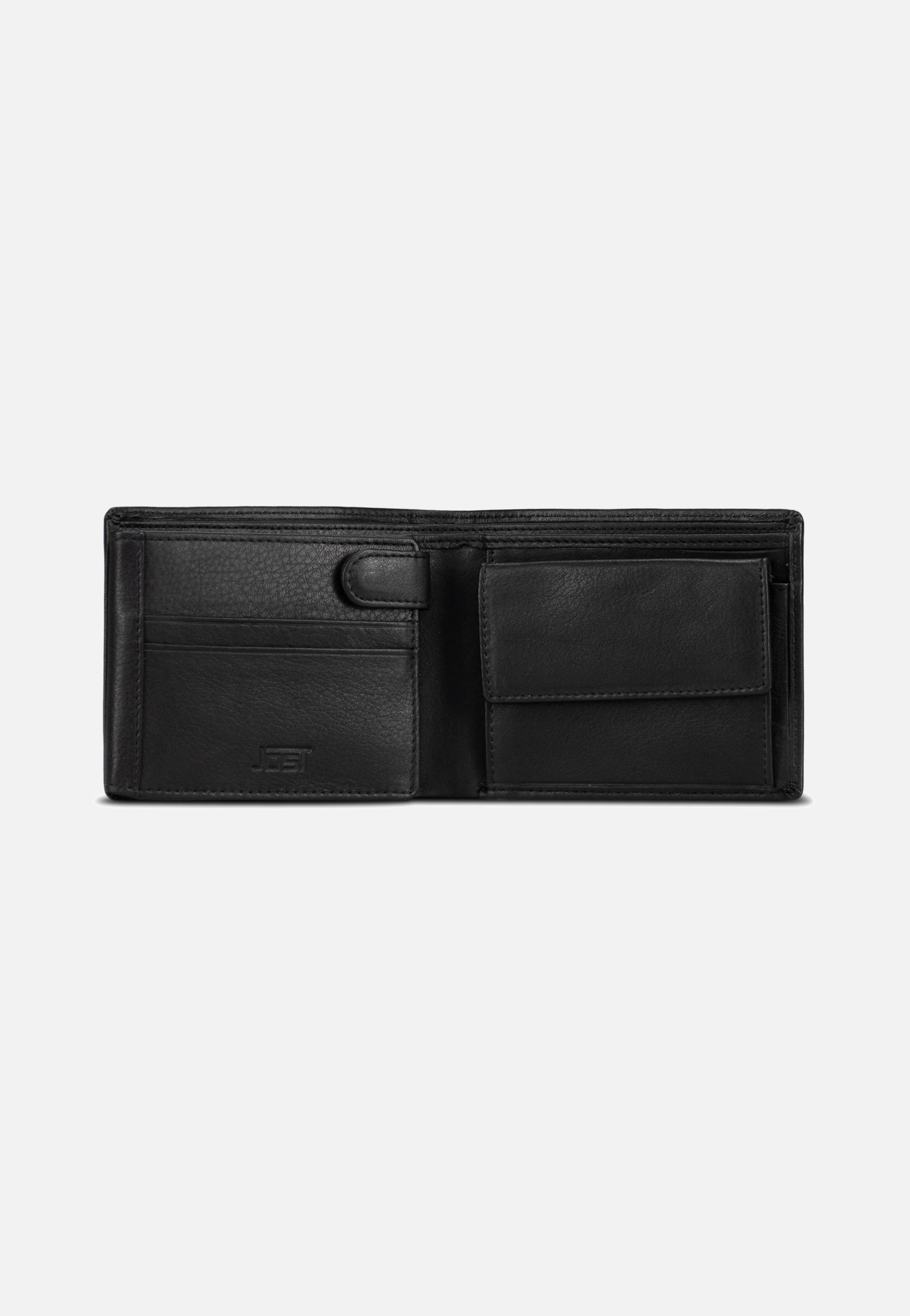 Jost Odense Medium 6352 Black Portemonnaie