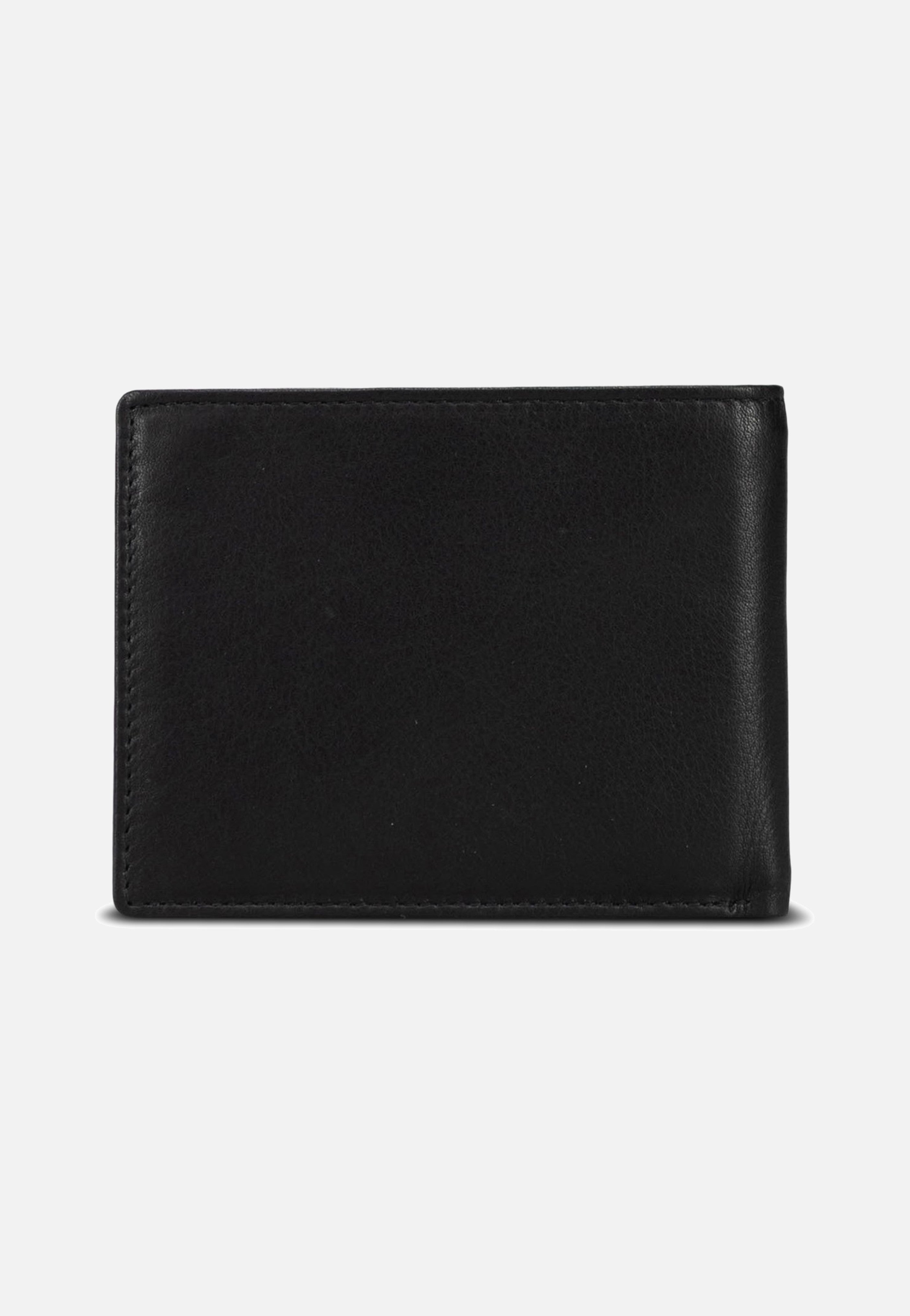 Jost Odense Medium 6353 Black Portemonnaie