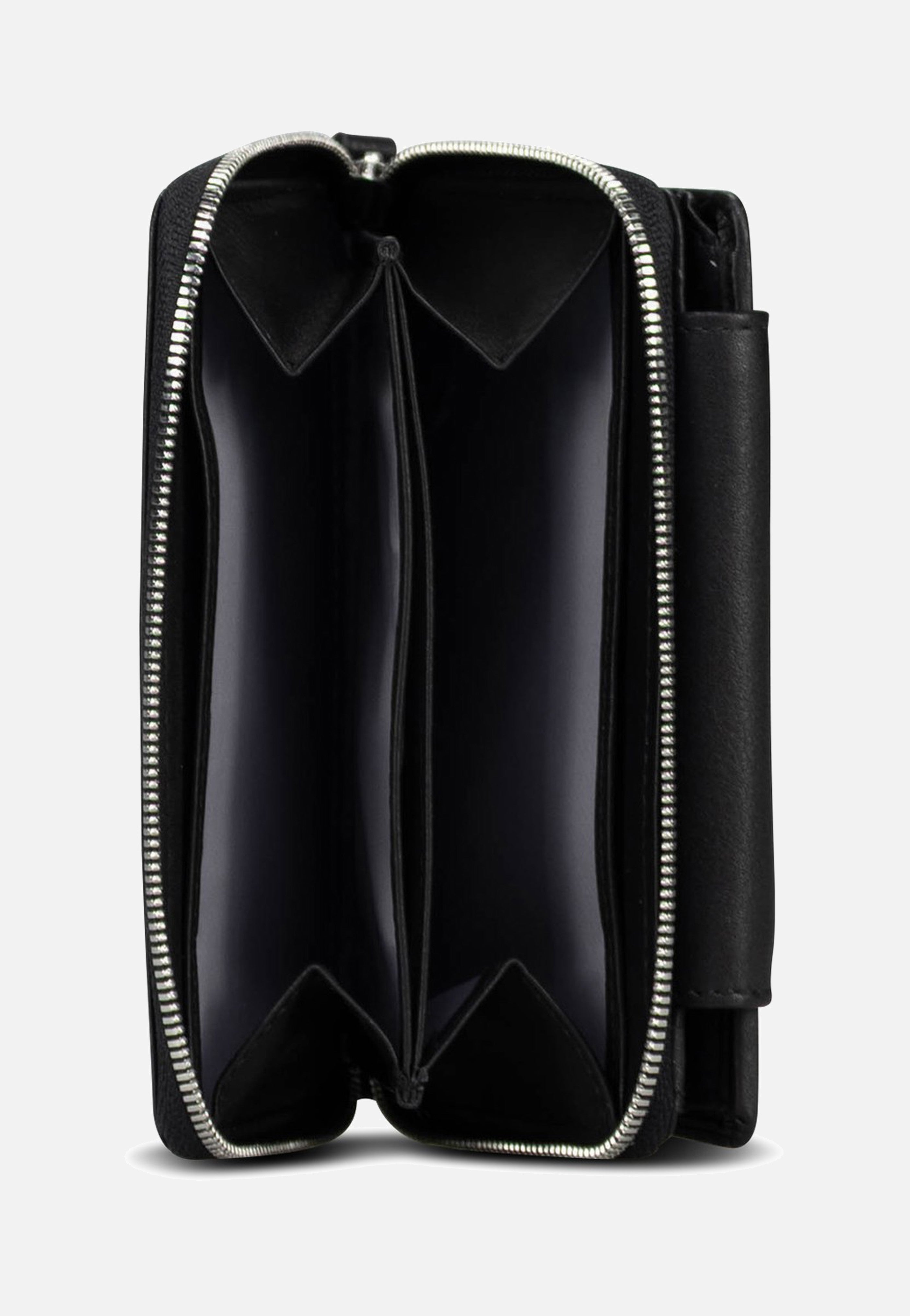 Jost Odense Zip 6331 Medium Black Portemonnaie