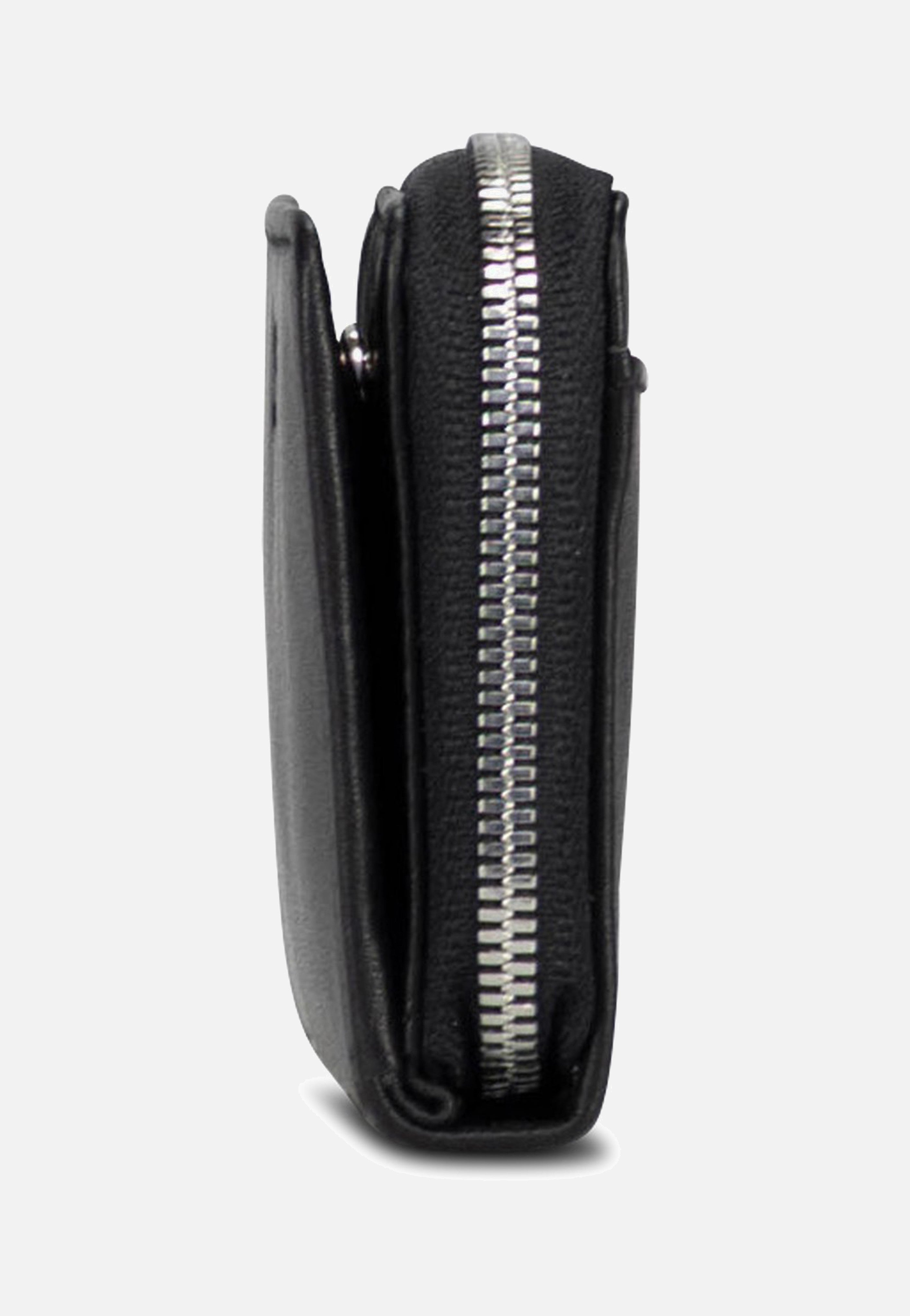 Jost Odense Zip 6335 Mini Black Portemonnaie