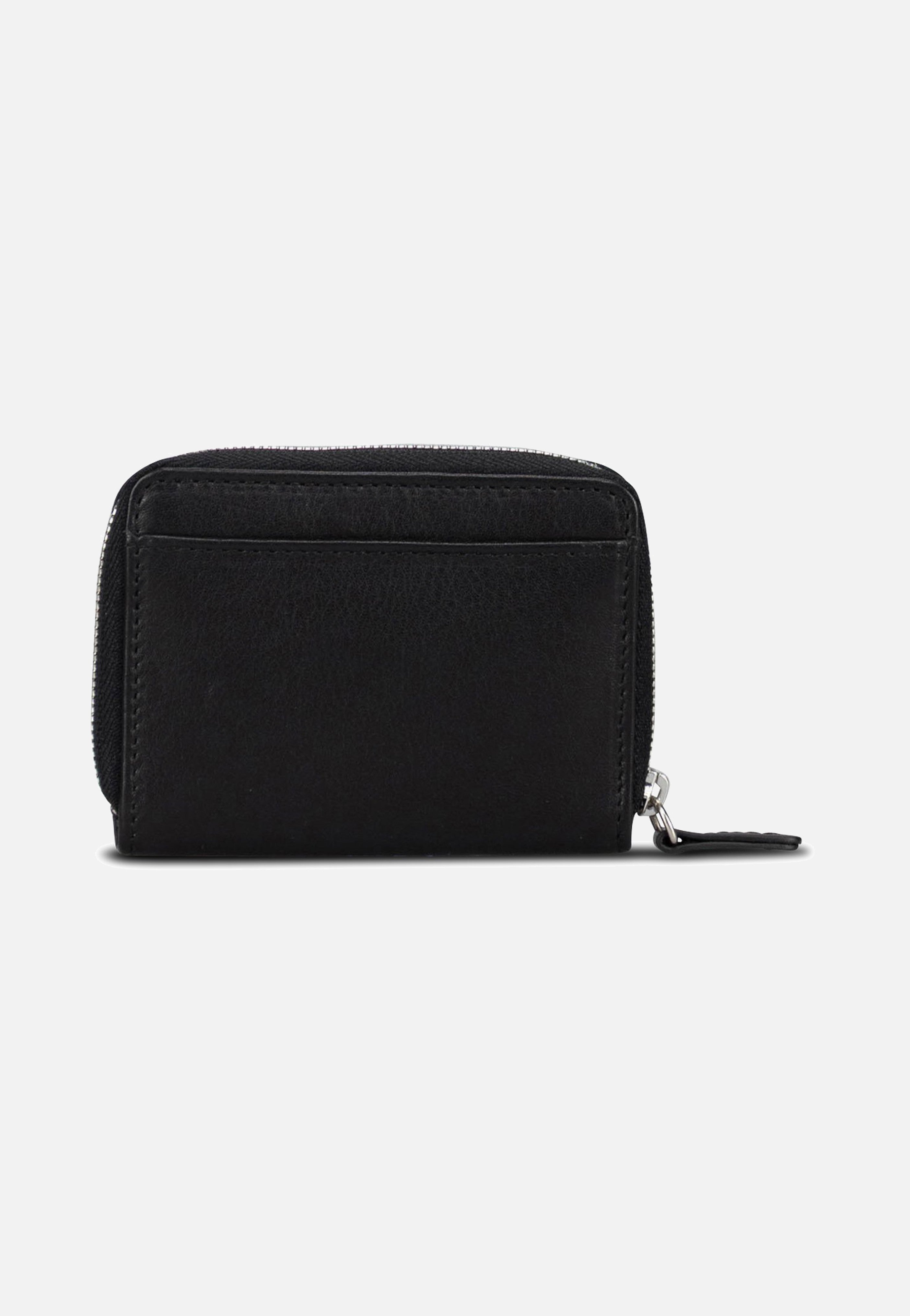 Jost Odense Zip 6335 Mini Black Portemonnaie