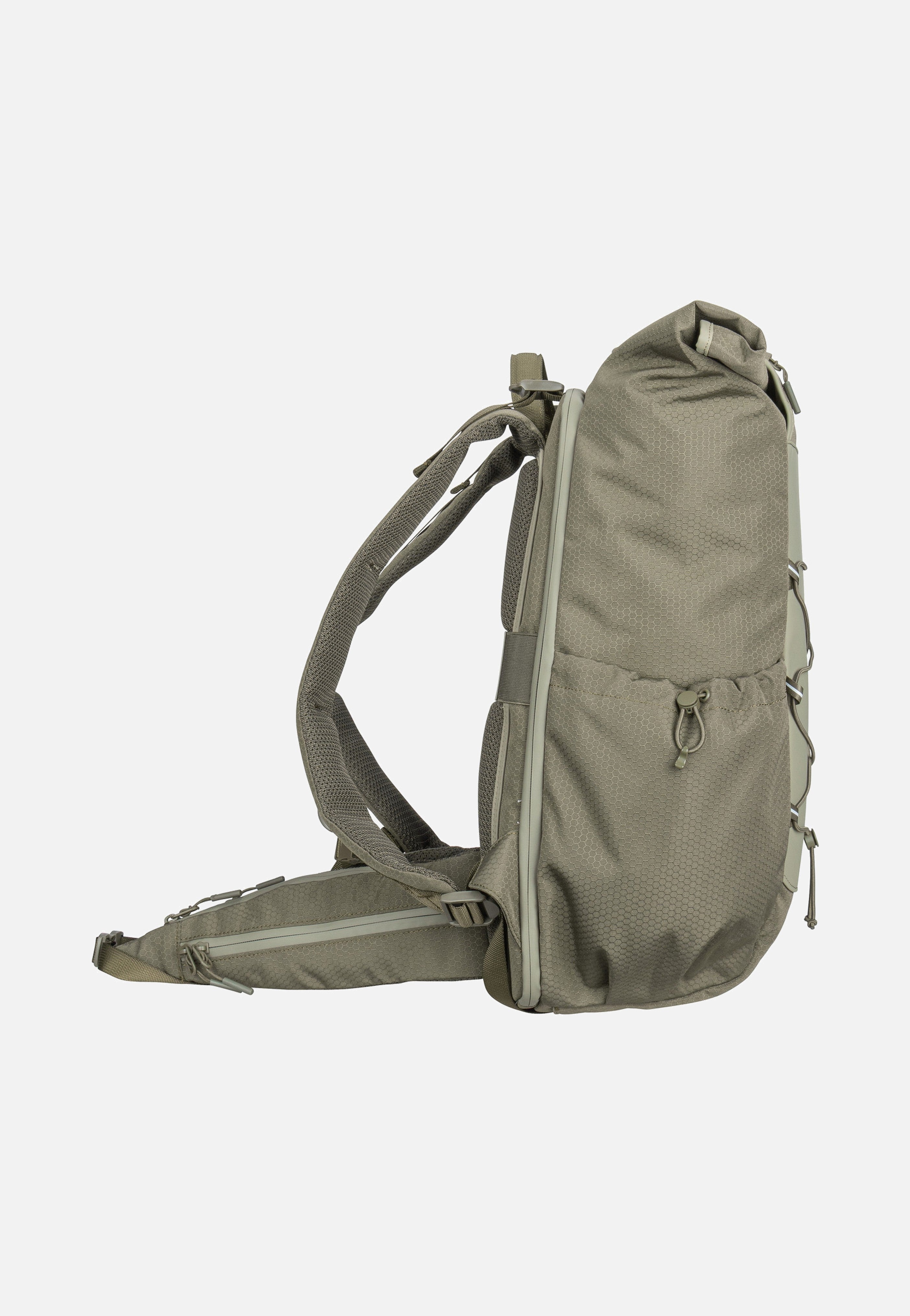 Kapten & Son - Banff Forest Green - Rolltop Backpack | Neutral-Image