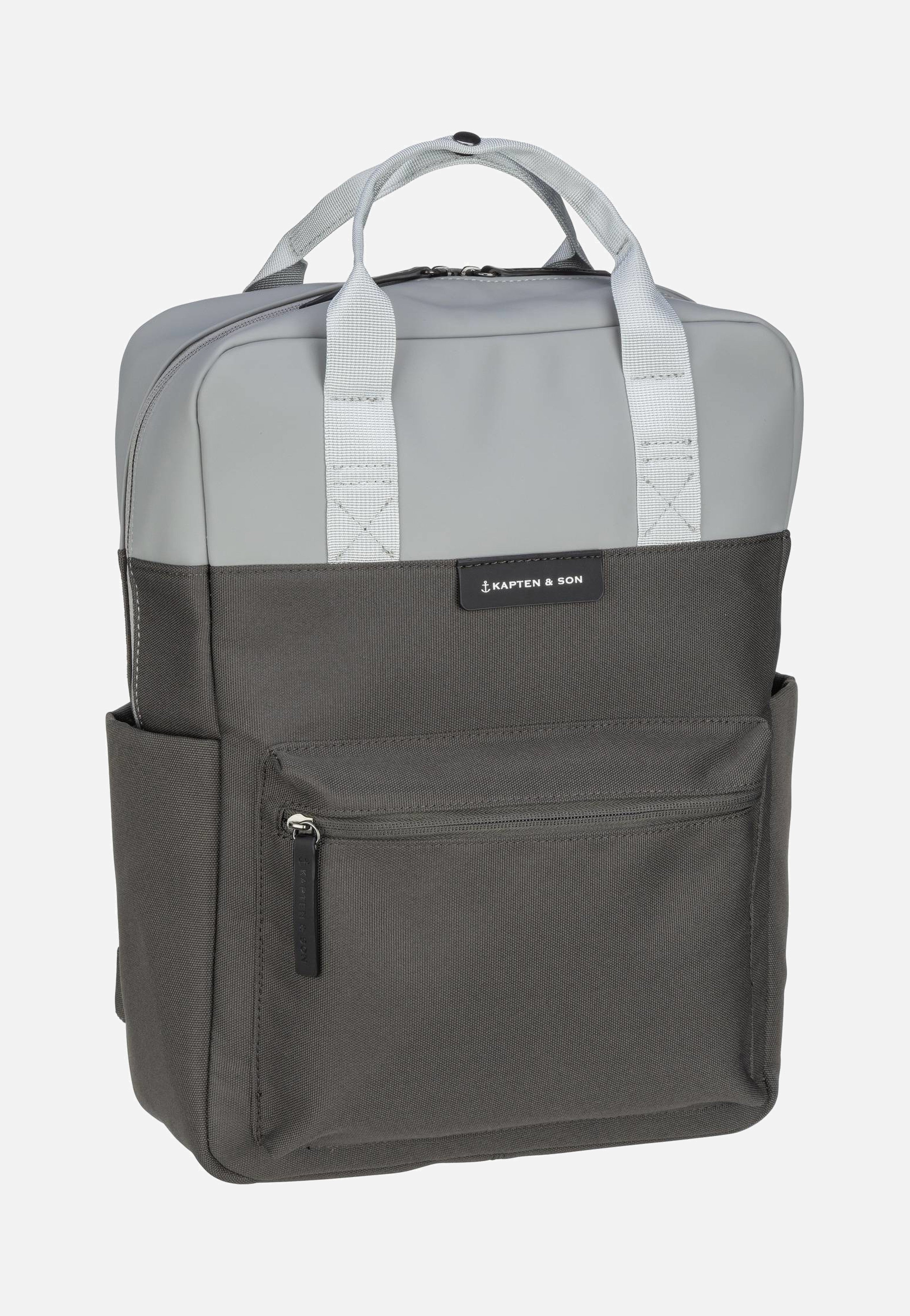 Kapten & Son - Bergen Grey Black - Backpack | Neutral-Image