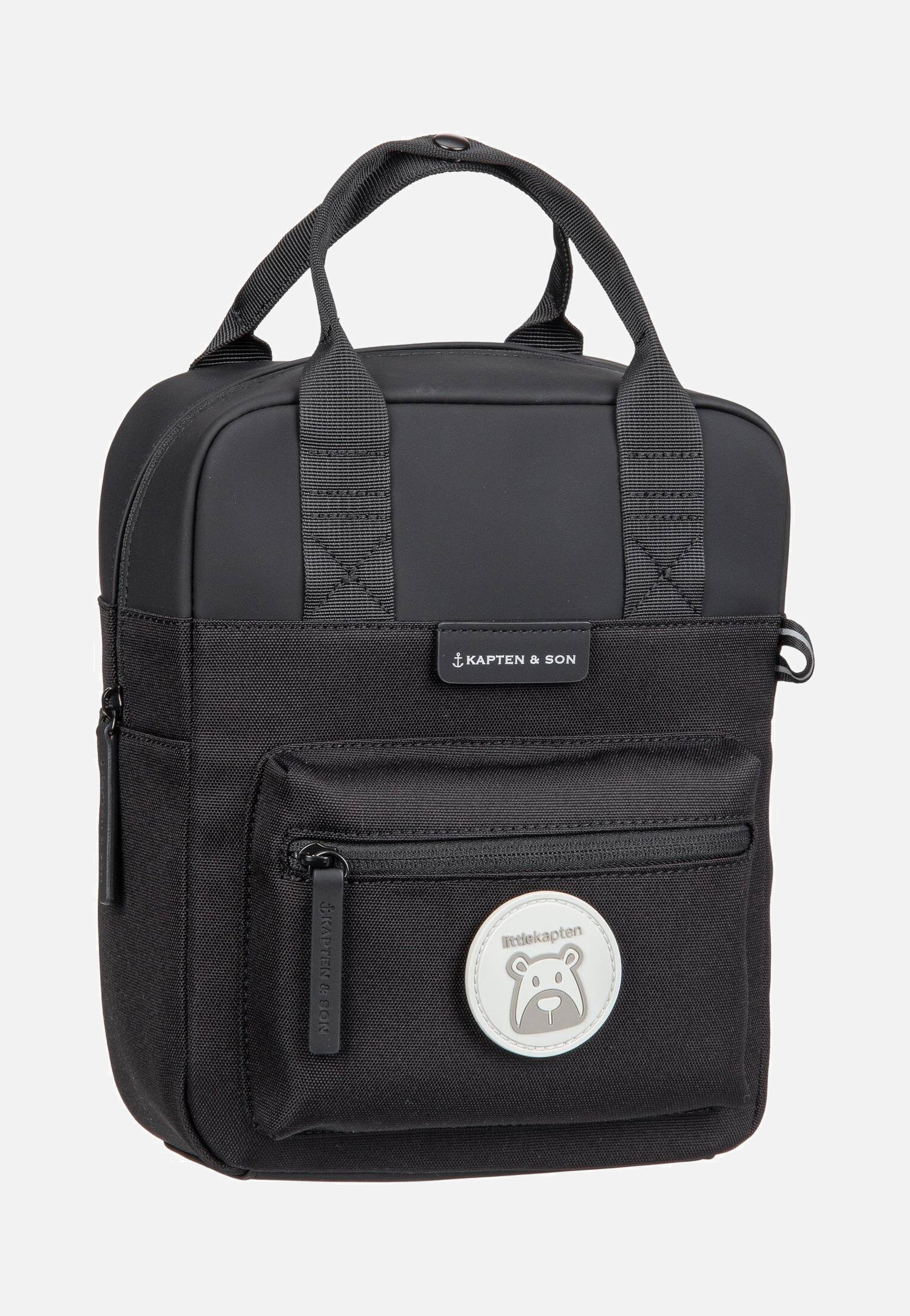 Kapten & Son Bergen Kids All Black Rucksack