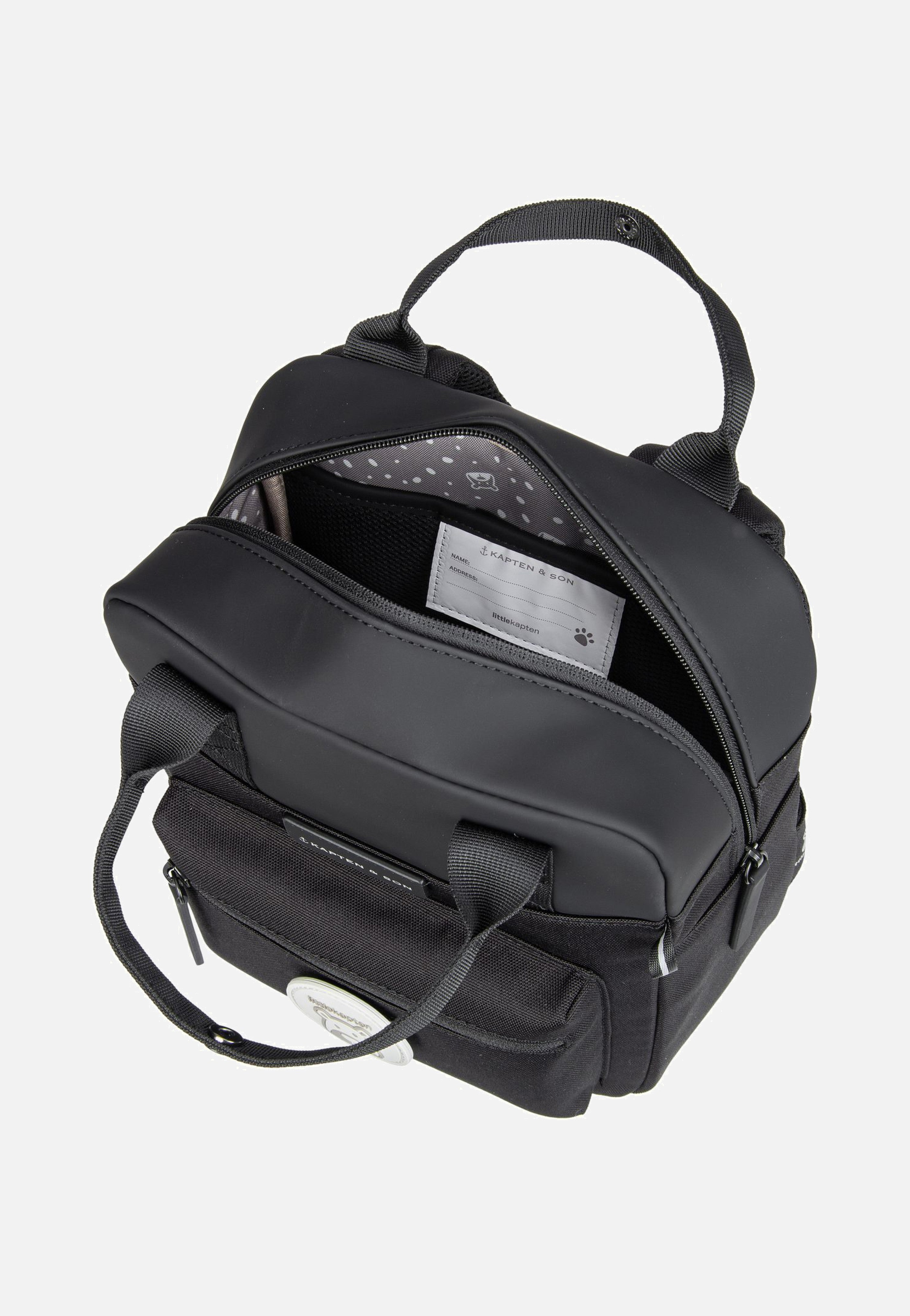 Kapten & Son Bergen Kids All Black Rucksack