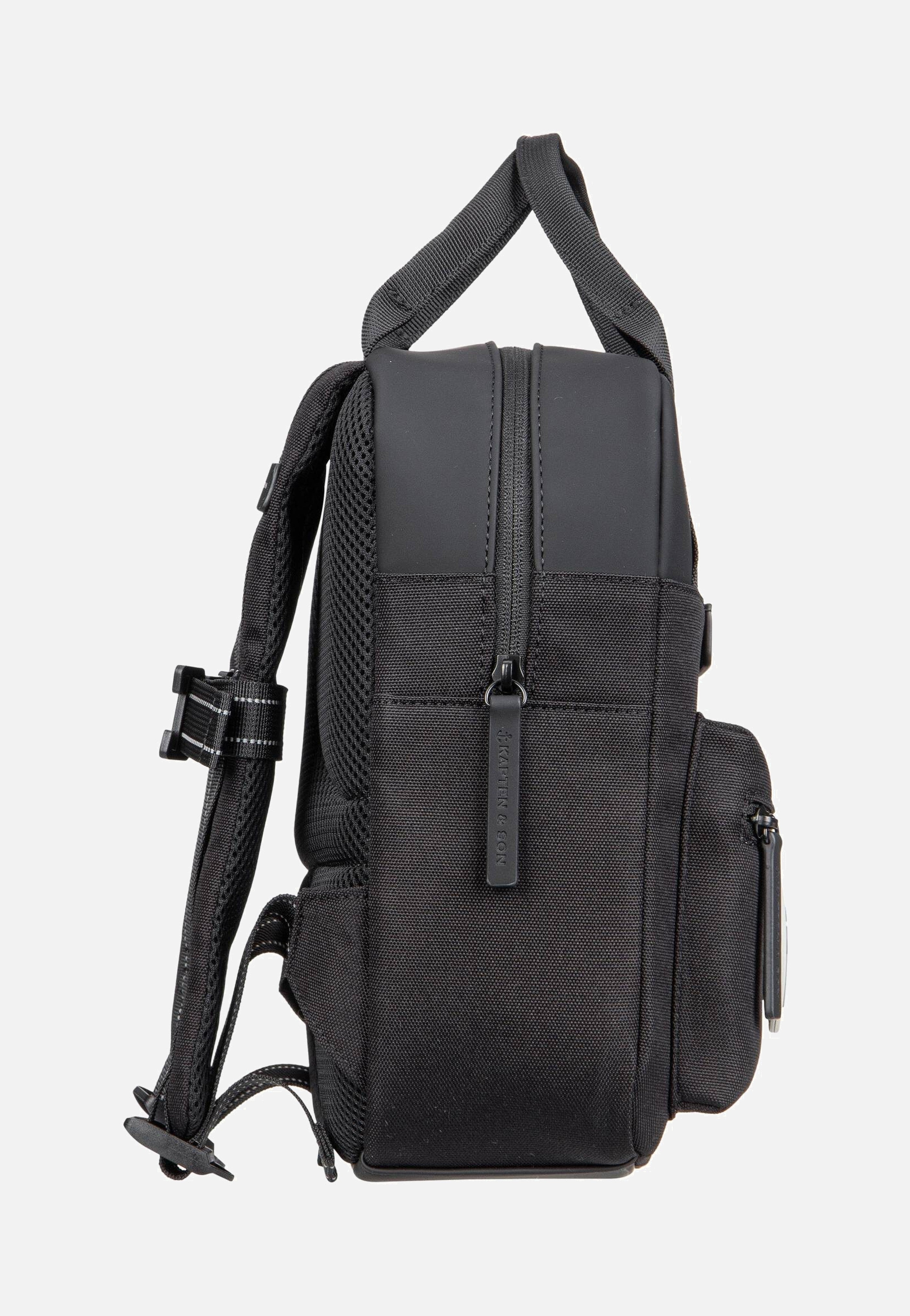 Kapten & Son Bergen Kids All Black Rucksack