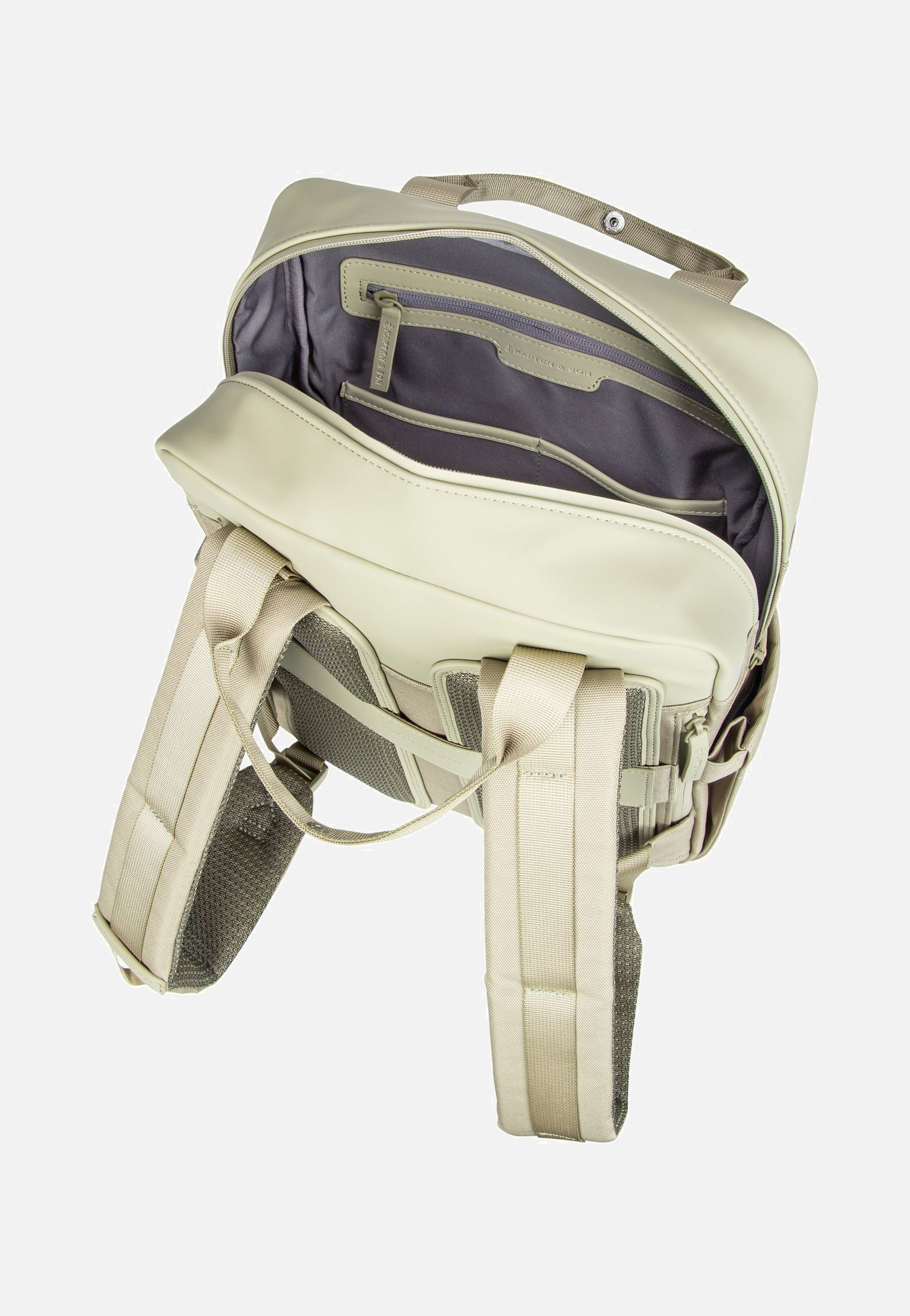 Kapten & Son - Bergen Pro Dusty Pistachio - Backpack | Neutral-Image