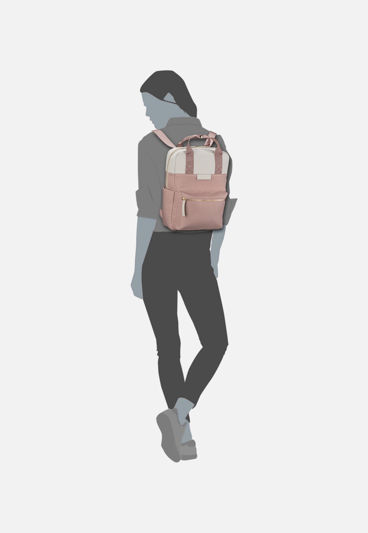 Kapten & Son Bergen Small Dusty Rose Rucksack