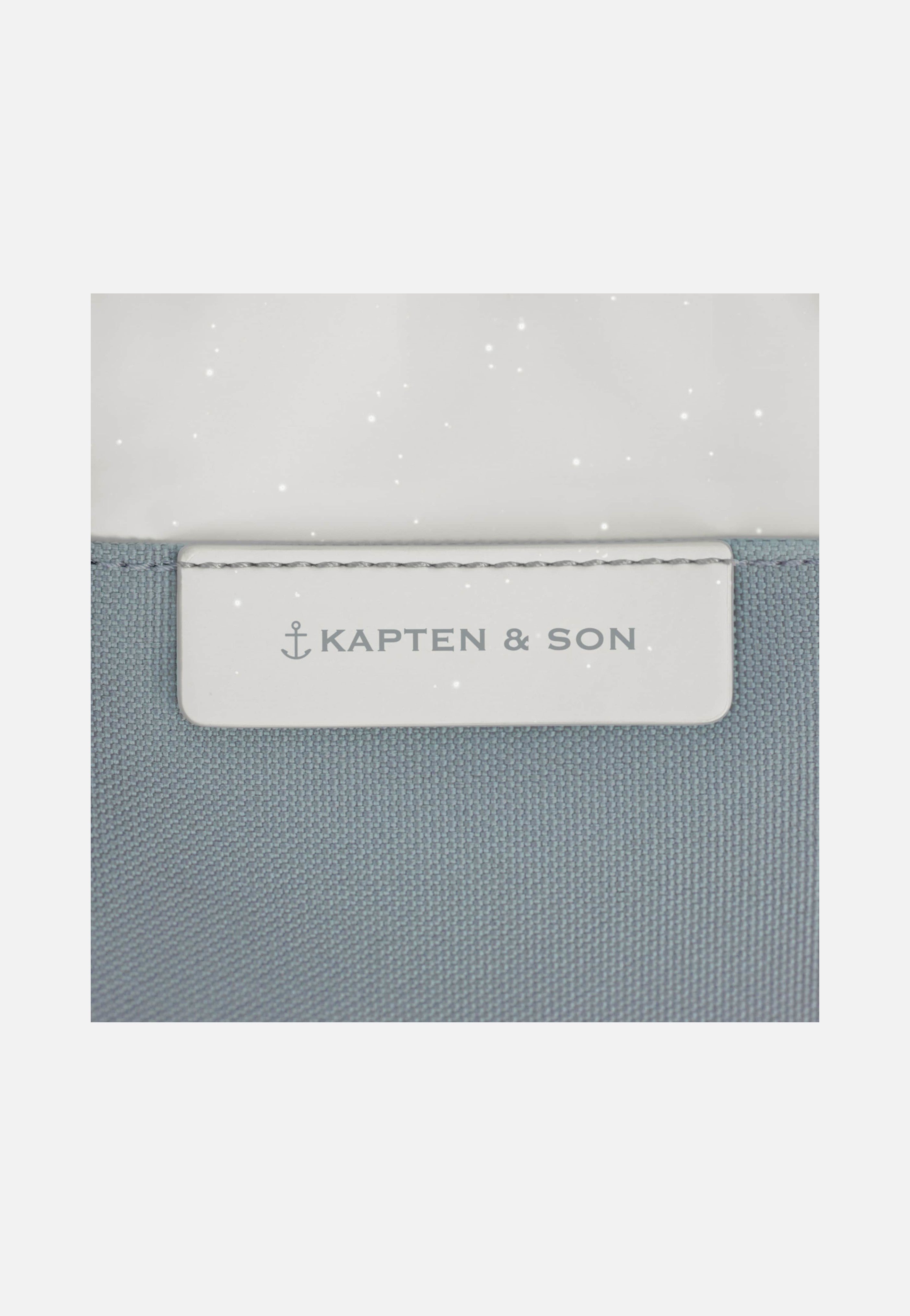 Kapten & Son Bergen Steel Blue Sprinkled Rucksack