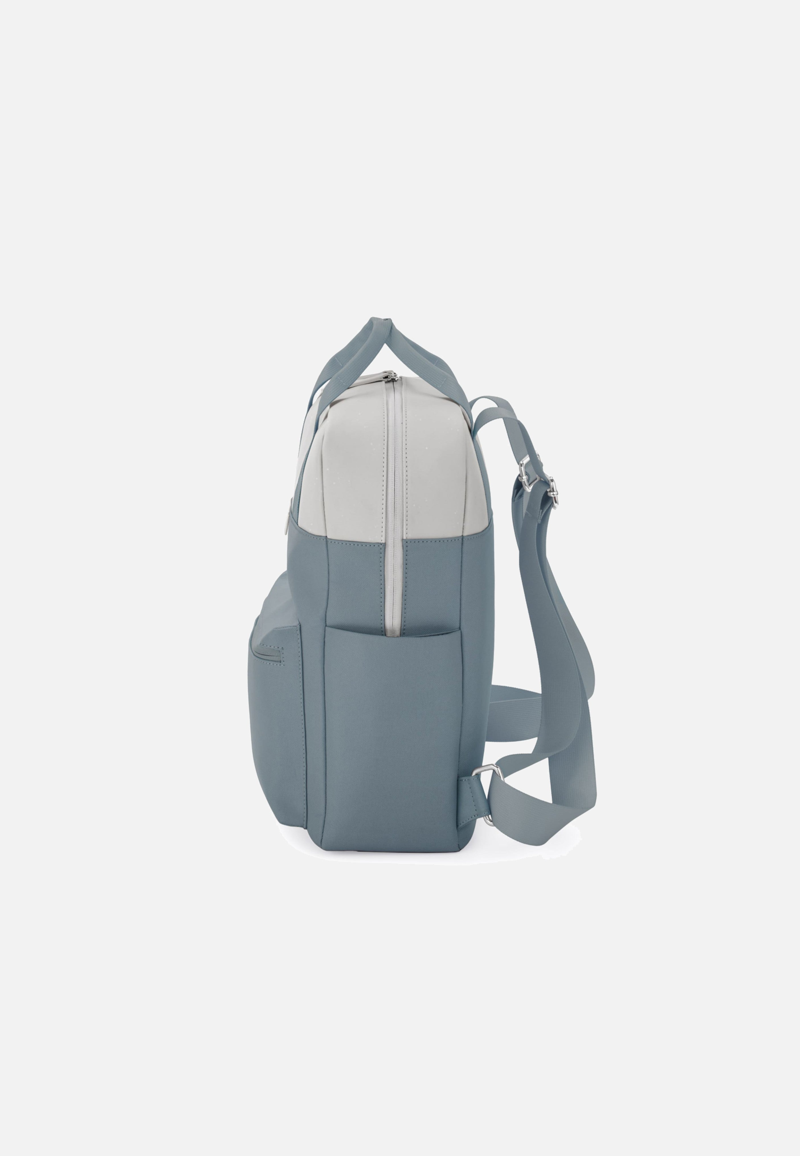 Kapten & Son Bergen Steel Blue Sprinkled Rucksack