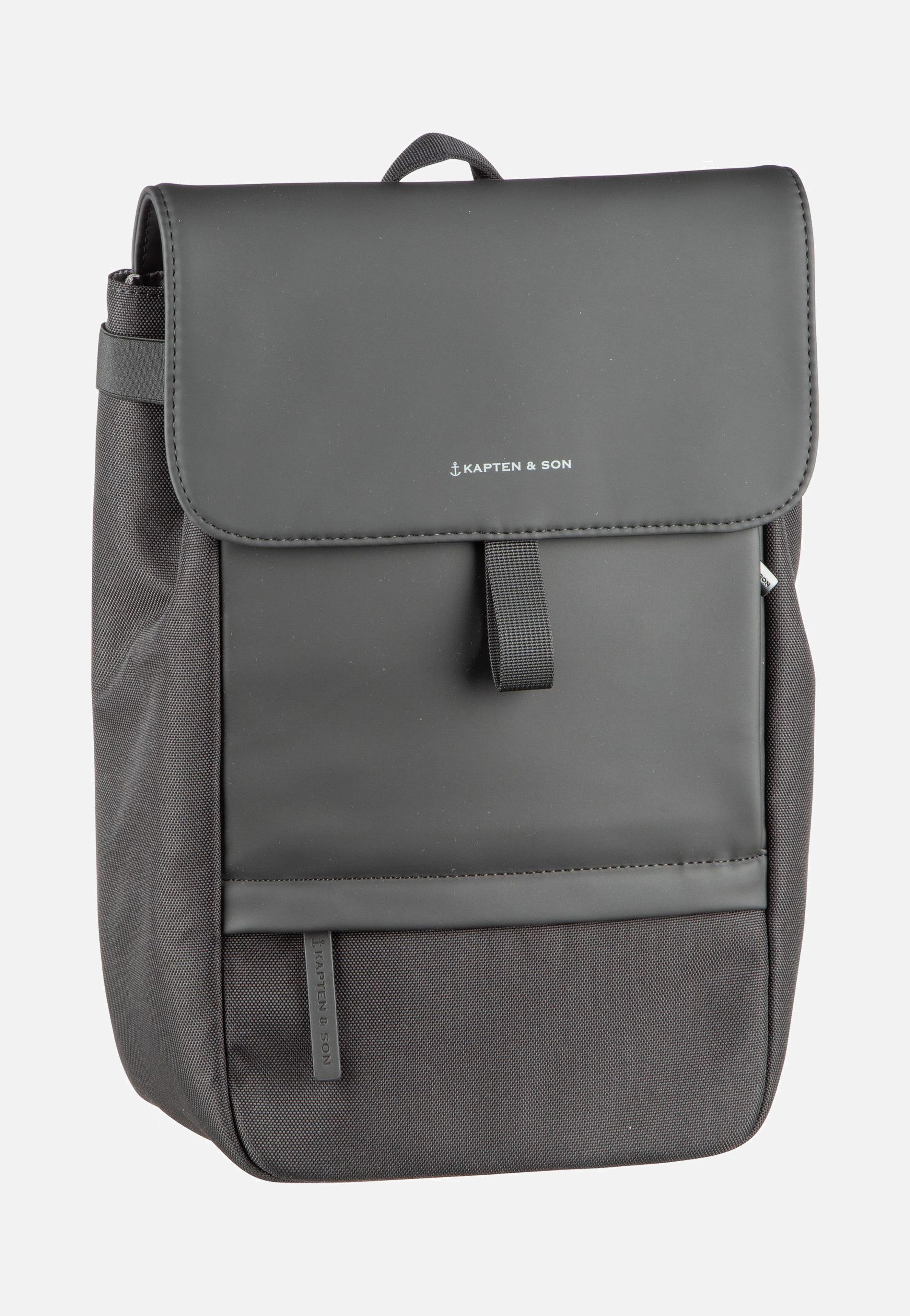 Kapten & Son Fyn Small All Black - Rucksack