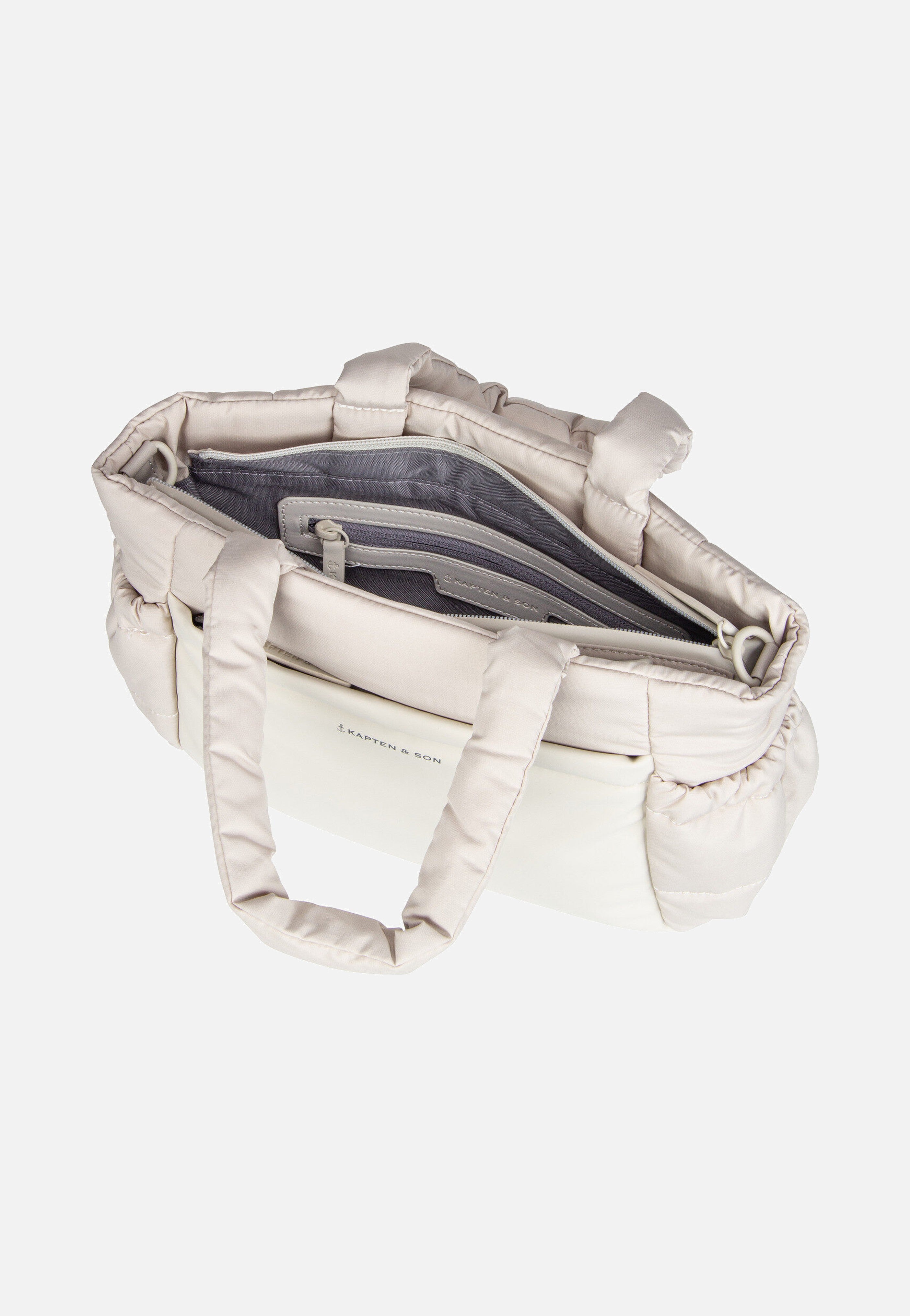 Kapten & Son - Hellvi Cloud Small Sandstone - Shopper | Neutral-Image