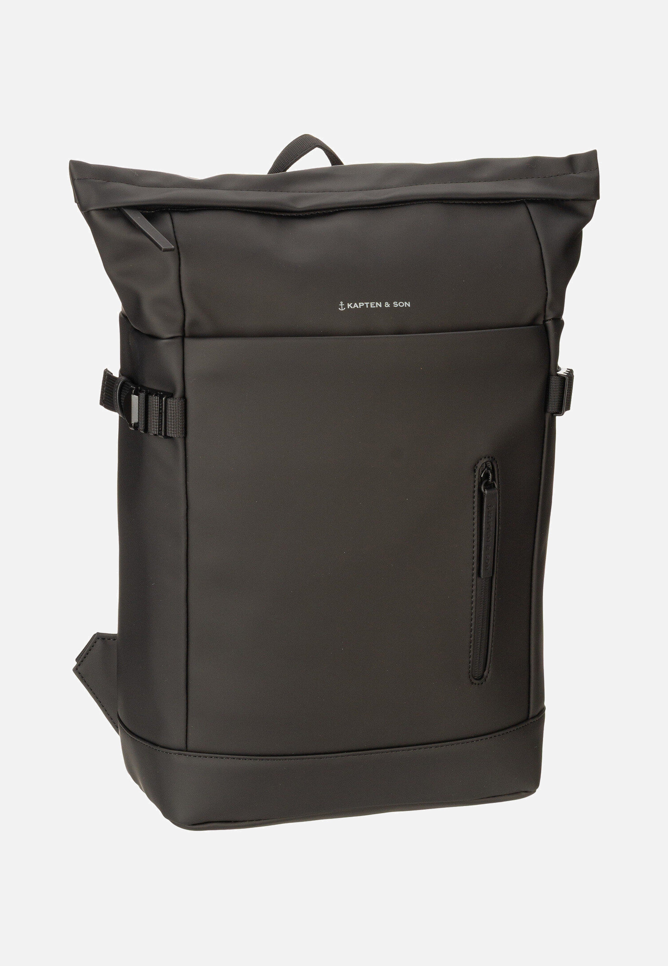 Kapten & Son Helsinki All Black - Rucksack