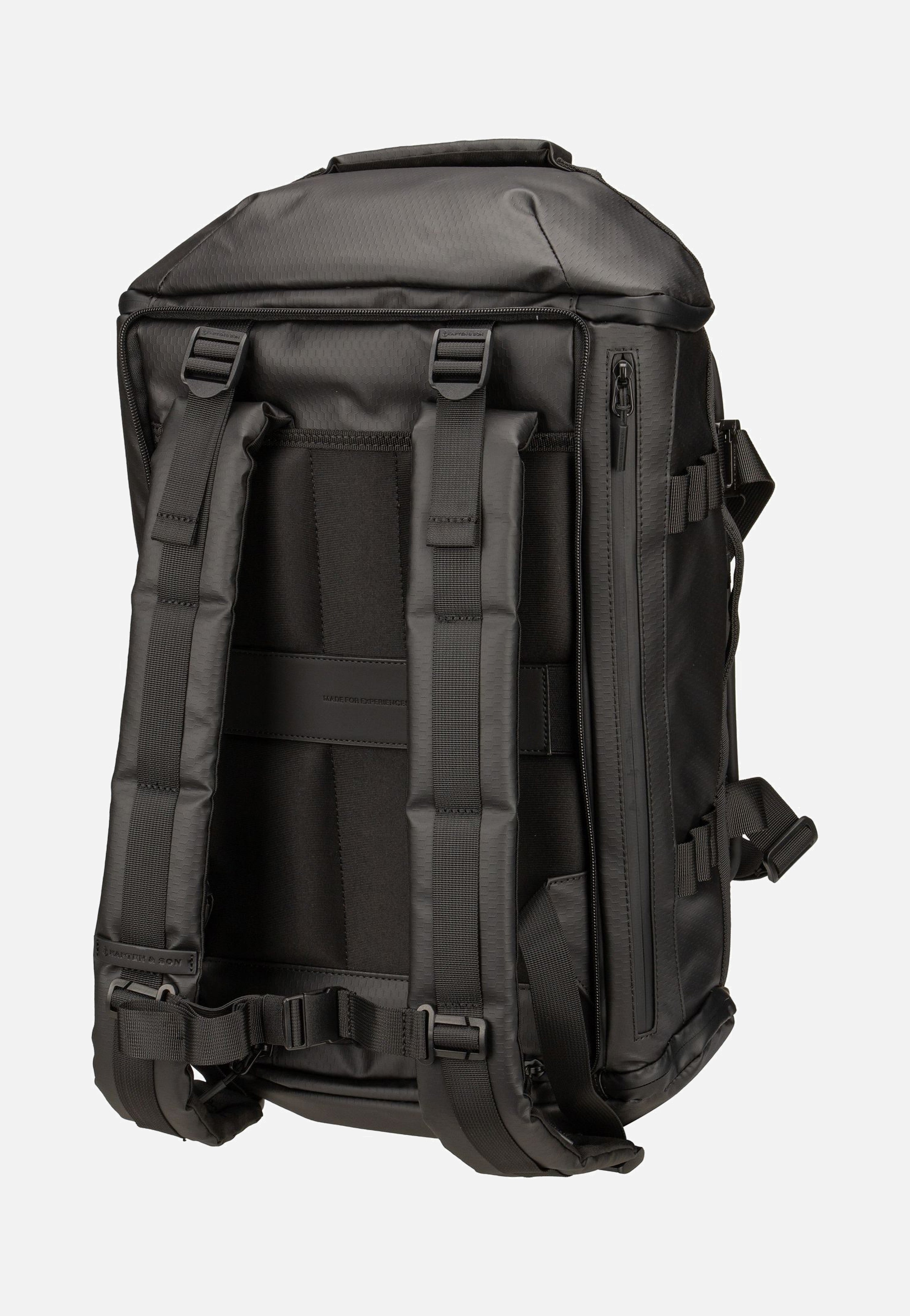 Kapten & Son - Lisbon Duffle Backpack S All Black - Backpack | Neutral-Image