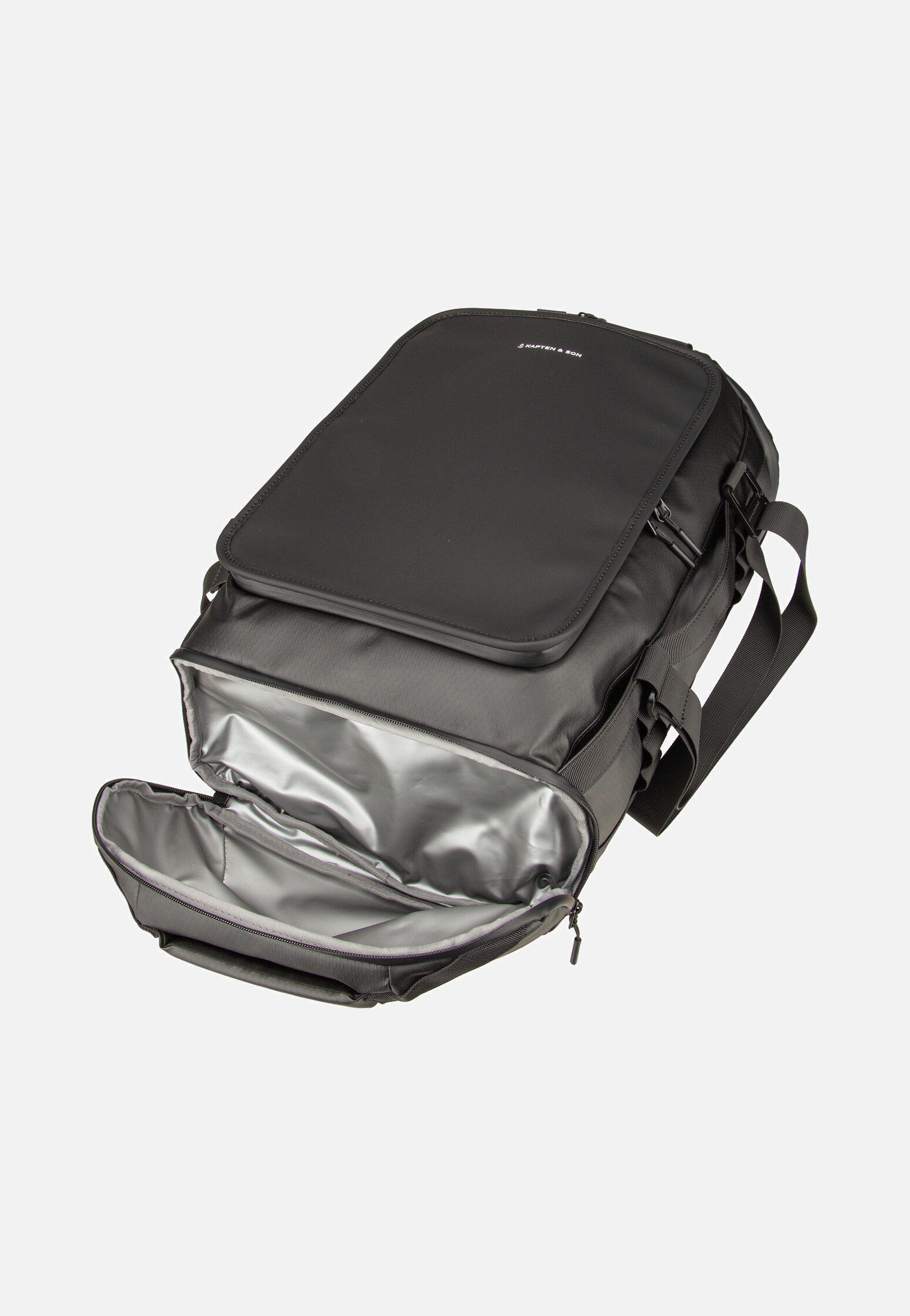 Kapten & Son - Lisbon Duffle Backpack S All Black - Backpack | Neutral-Image