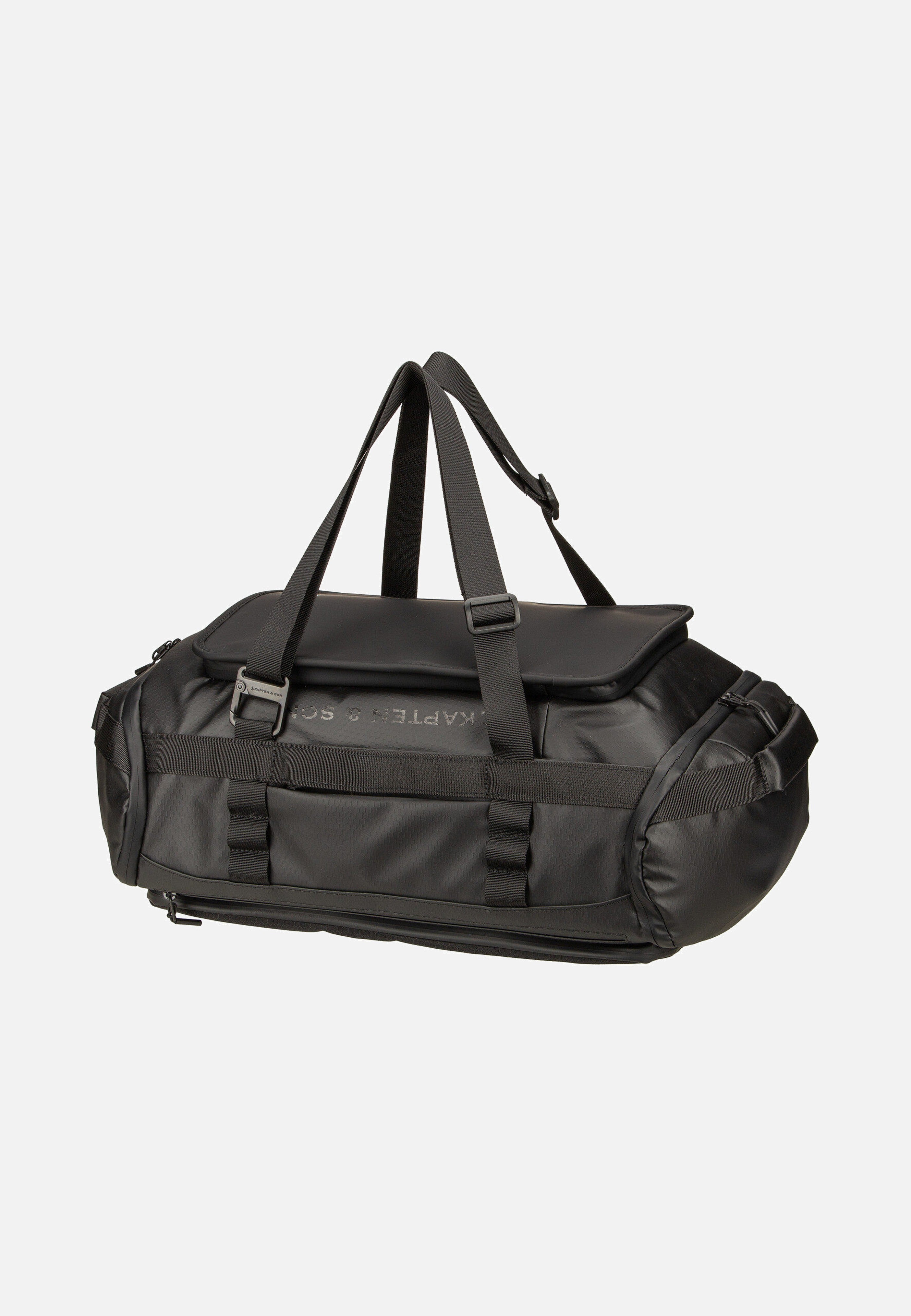 Kapten & Son - Lisbon Duffle Backpack S All Black - Backpack | Neutral-Image