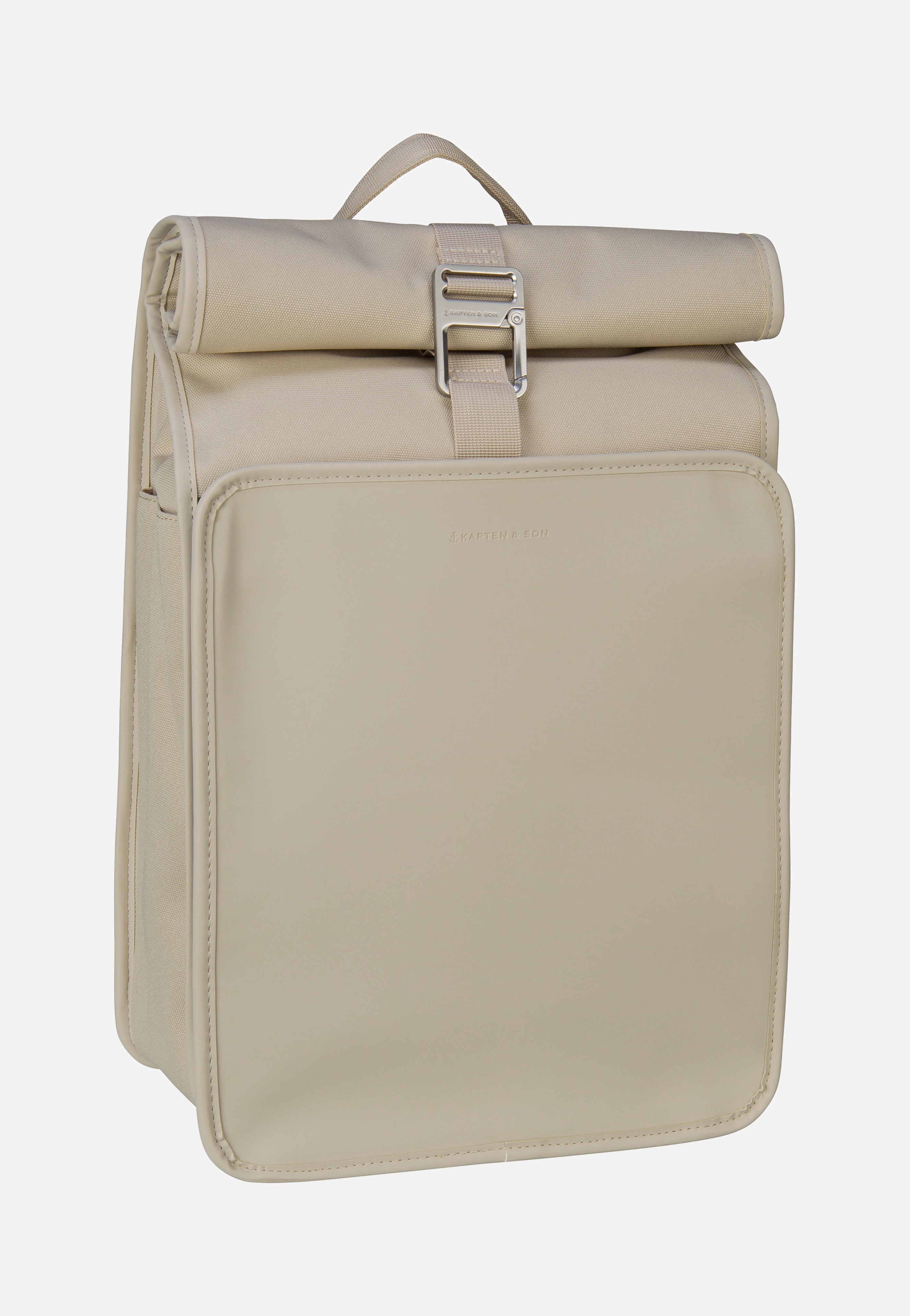 Kapten & Son - Lund Pro Sandstone - Rolltop Backpack | Neutral-Image