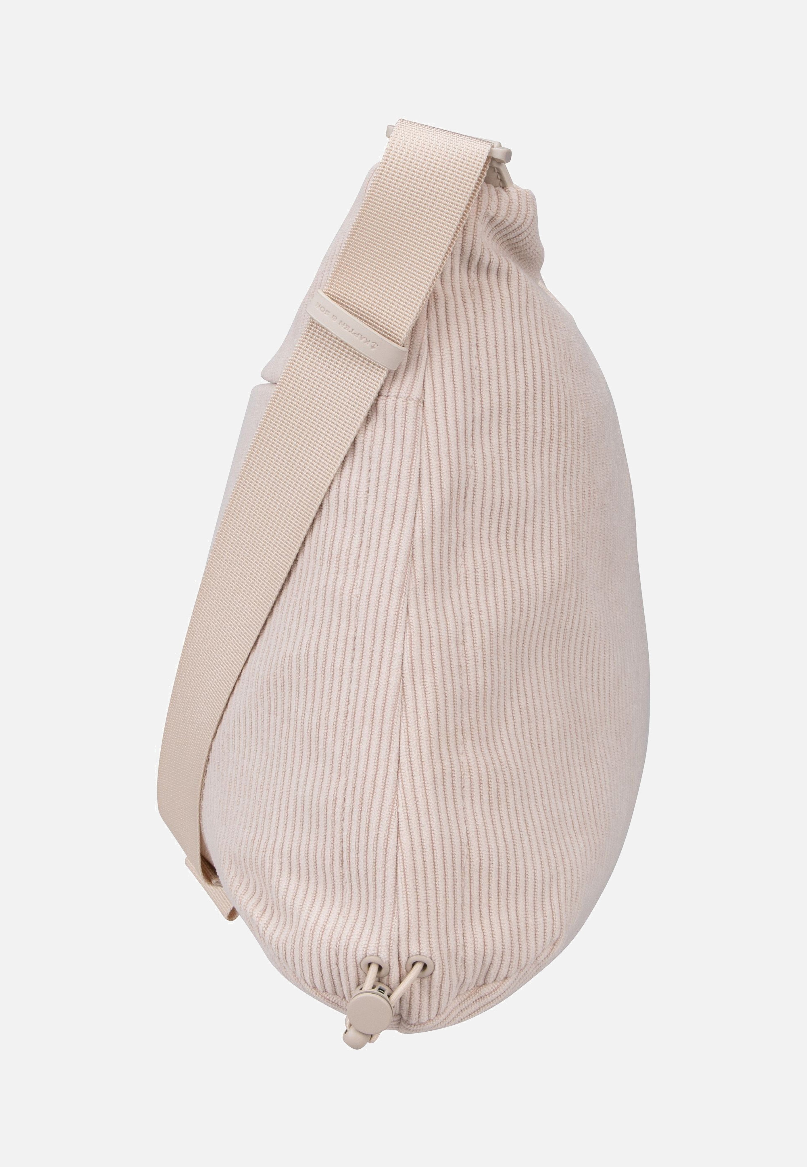 Kapten & Son - Skara Large Cord Sandstone - Crossbody Bag | Neutral-Image