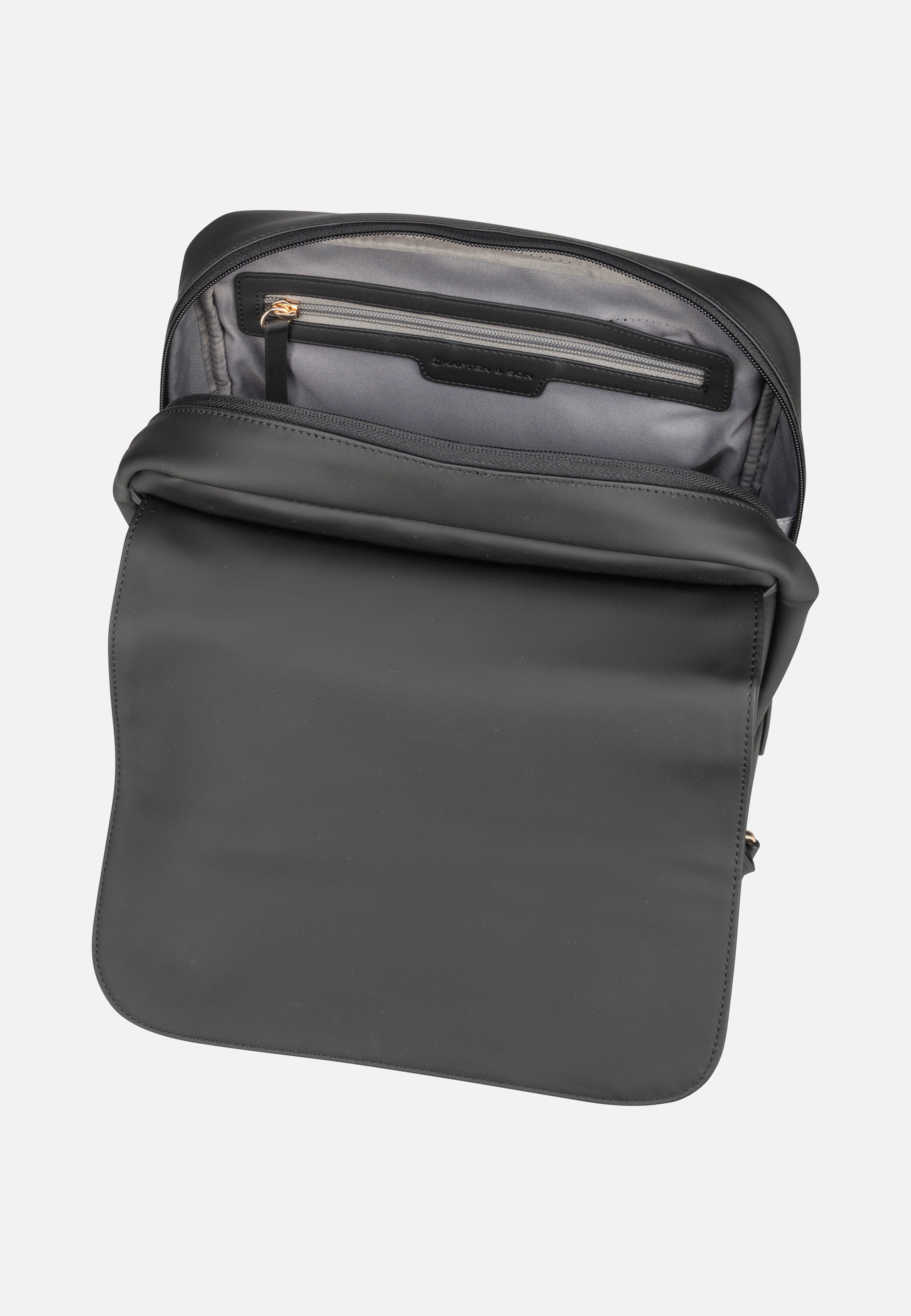 Kapten & Son Tromso Cream Black Rucksack