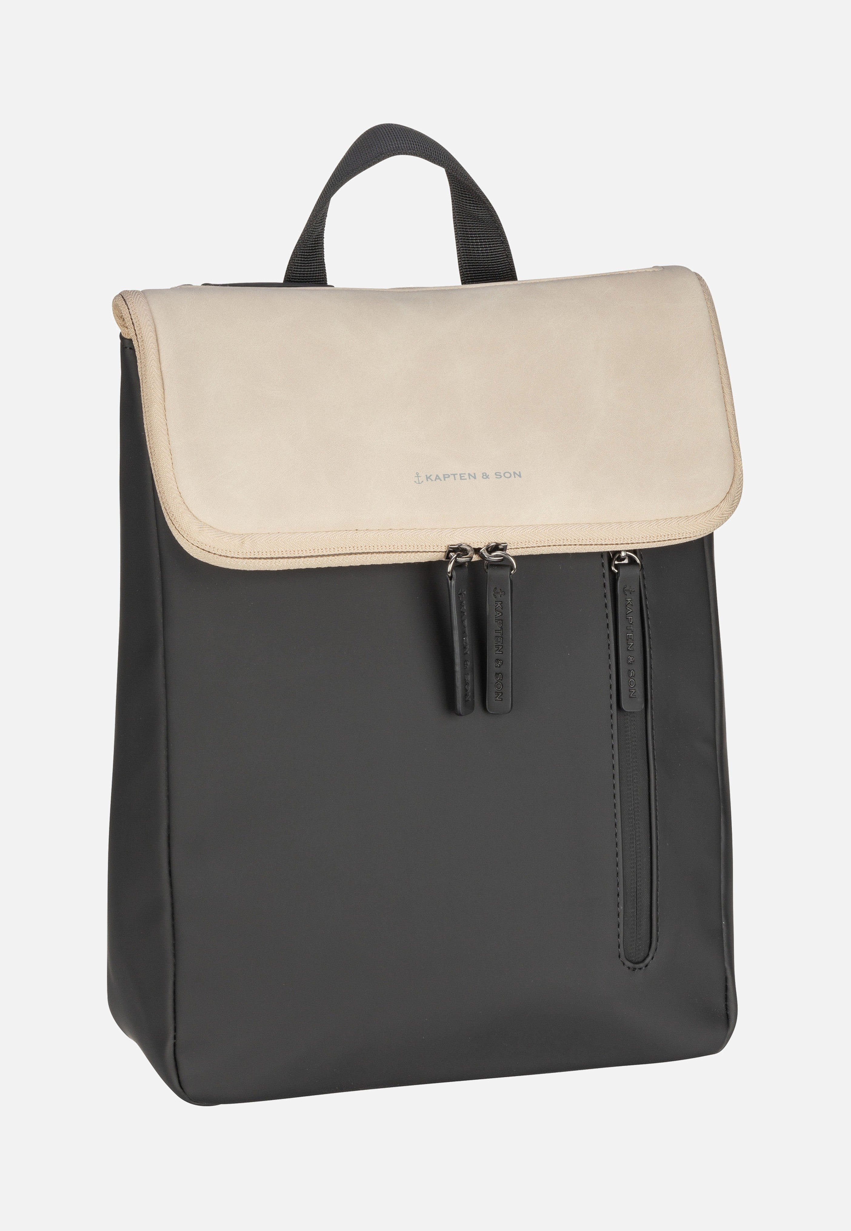 kapten and son fahrradrucksack Kapten & Son Vallen Cream Black - Rucksack