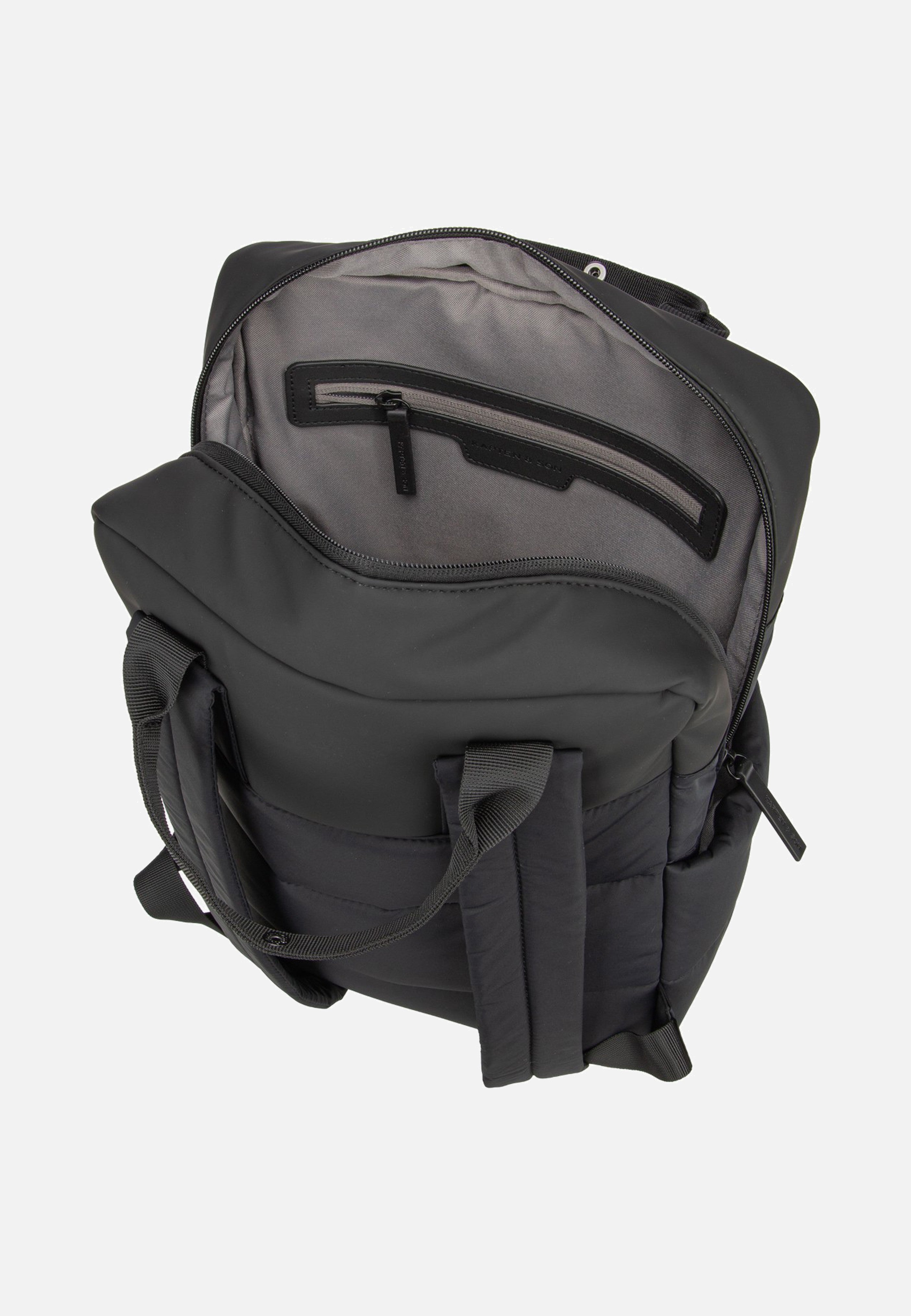 Kapten & Son Bergen Cloud All Black Rucksack