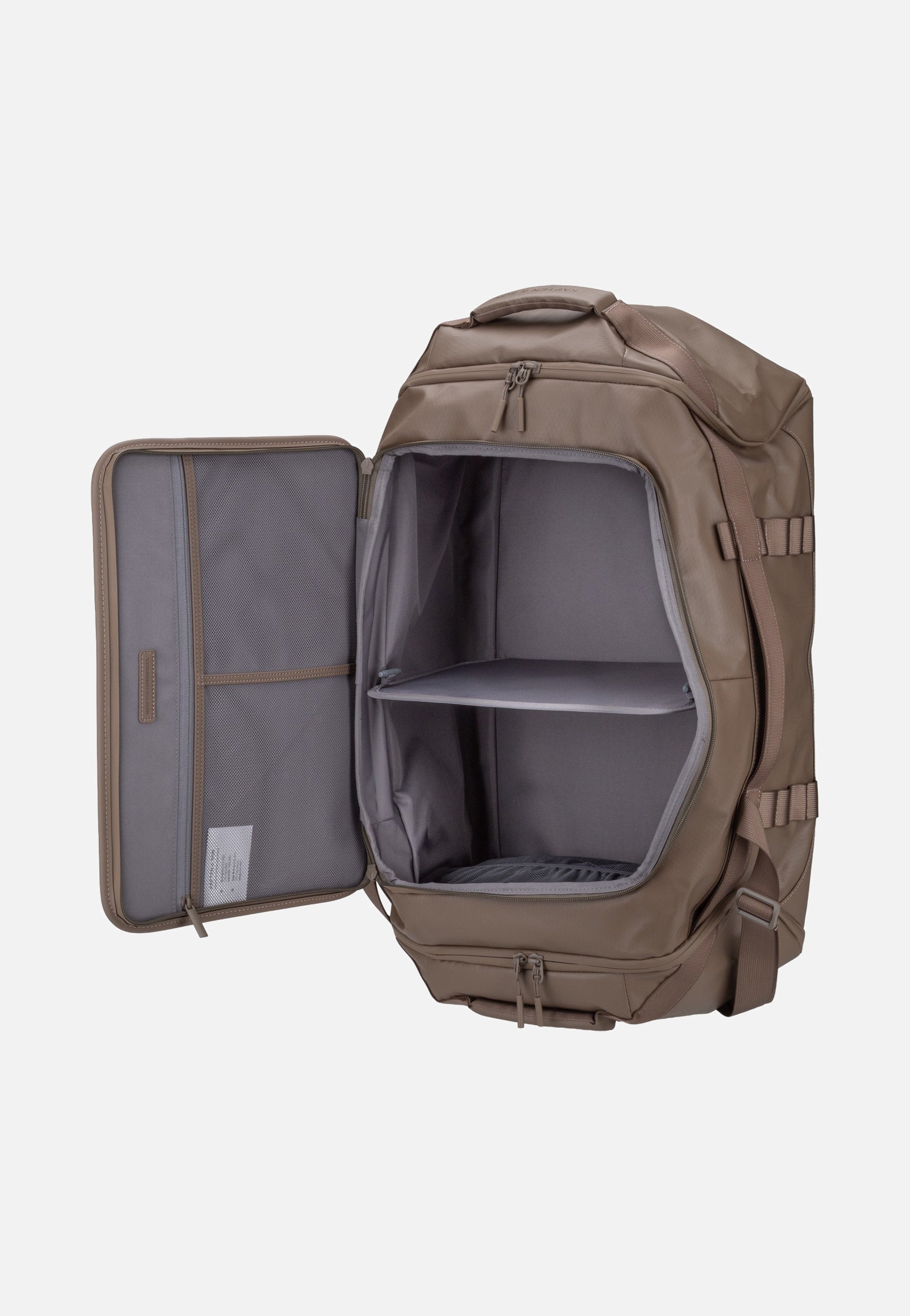 Kapten & Son Lisbon Duffle Backpack Large Walnut Travel Backpack