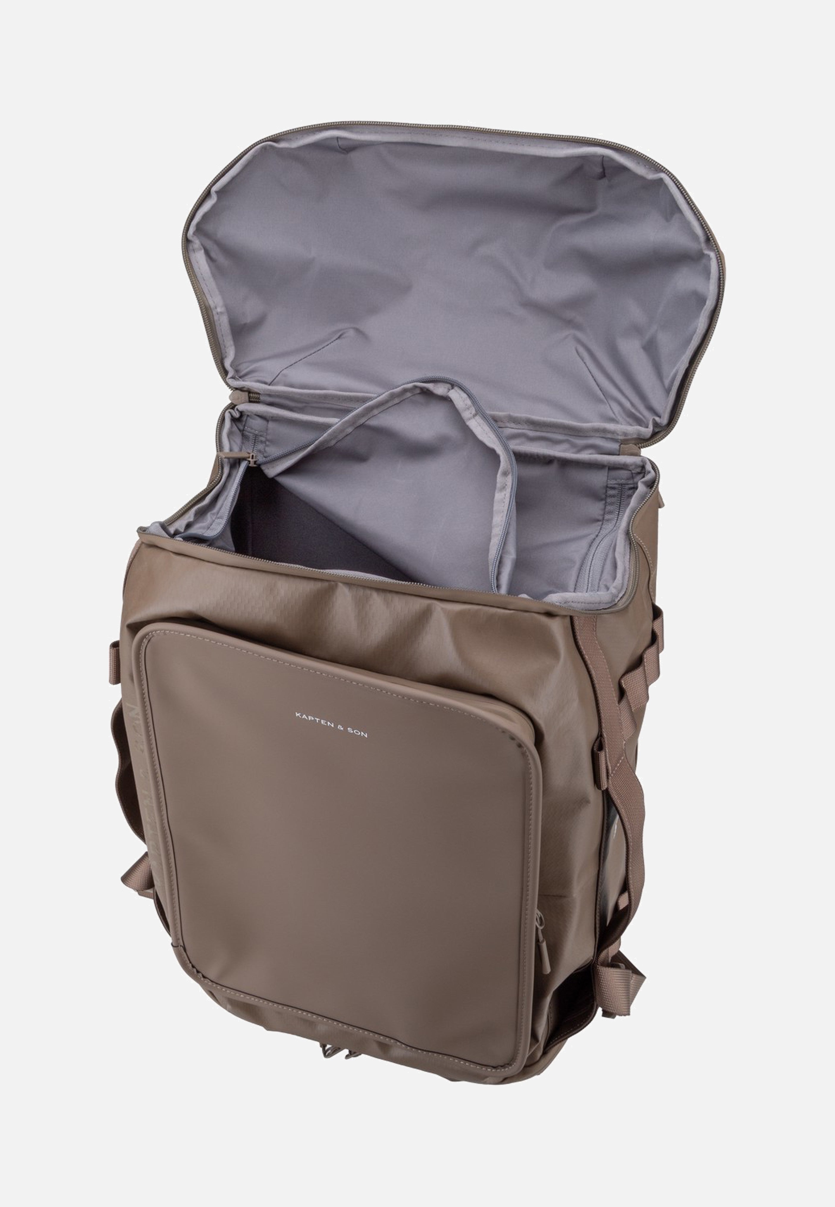 Kapten & Son Lisbon Duffle Backpack Medium Walnut Travel Backpack