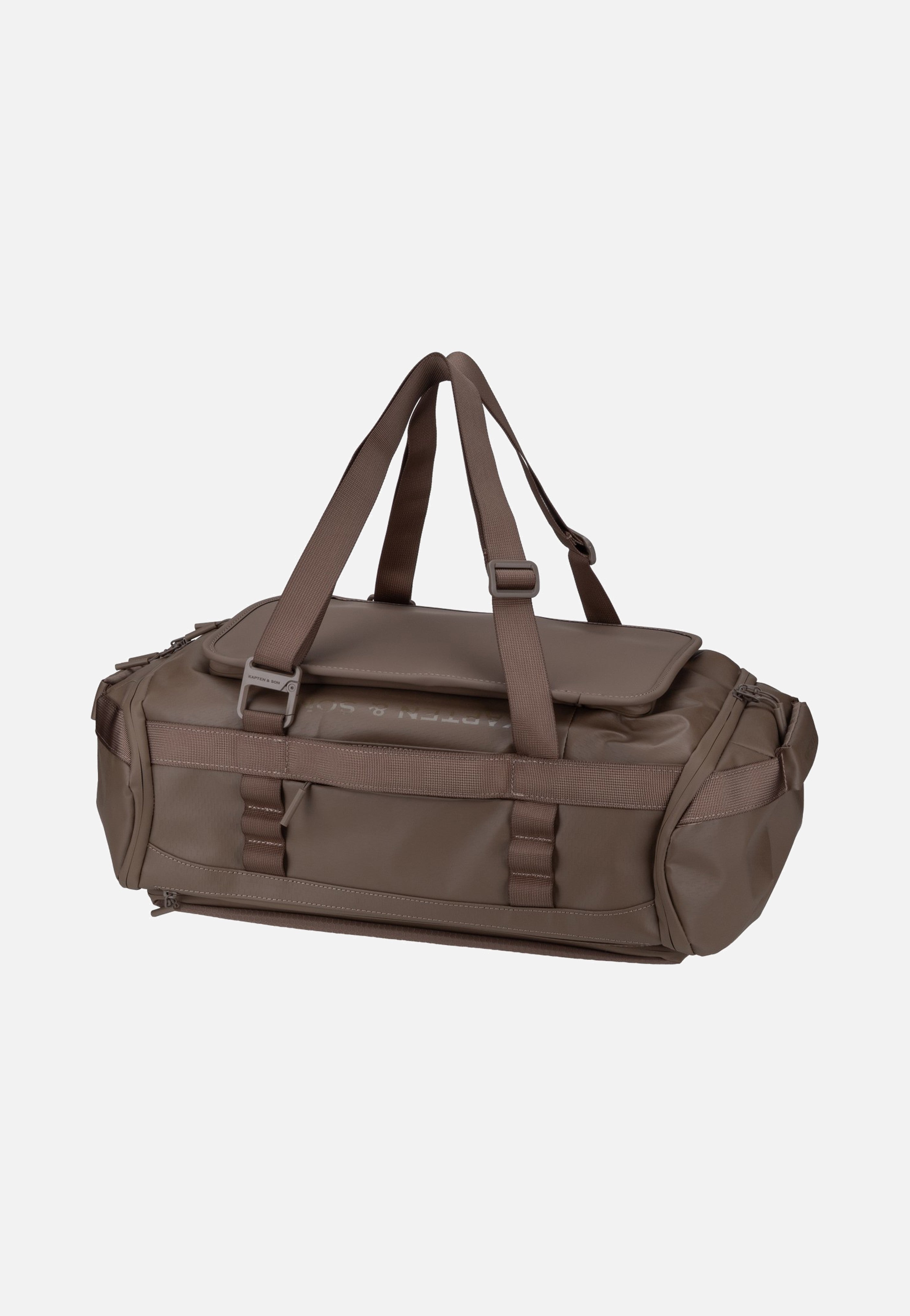 Kapten & Son Lisbon Duffle Backpack Small Walnut Travel Backpack