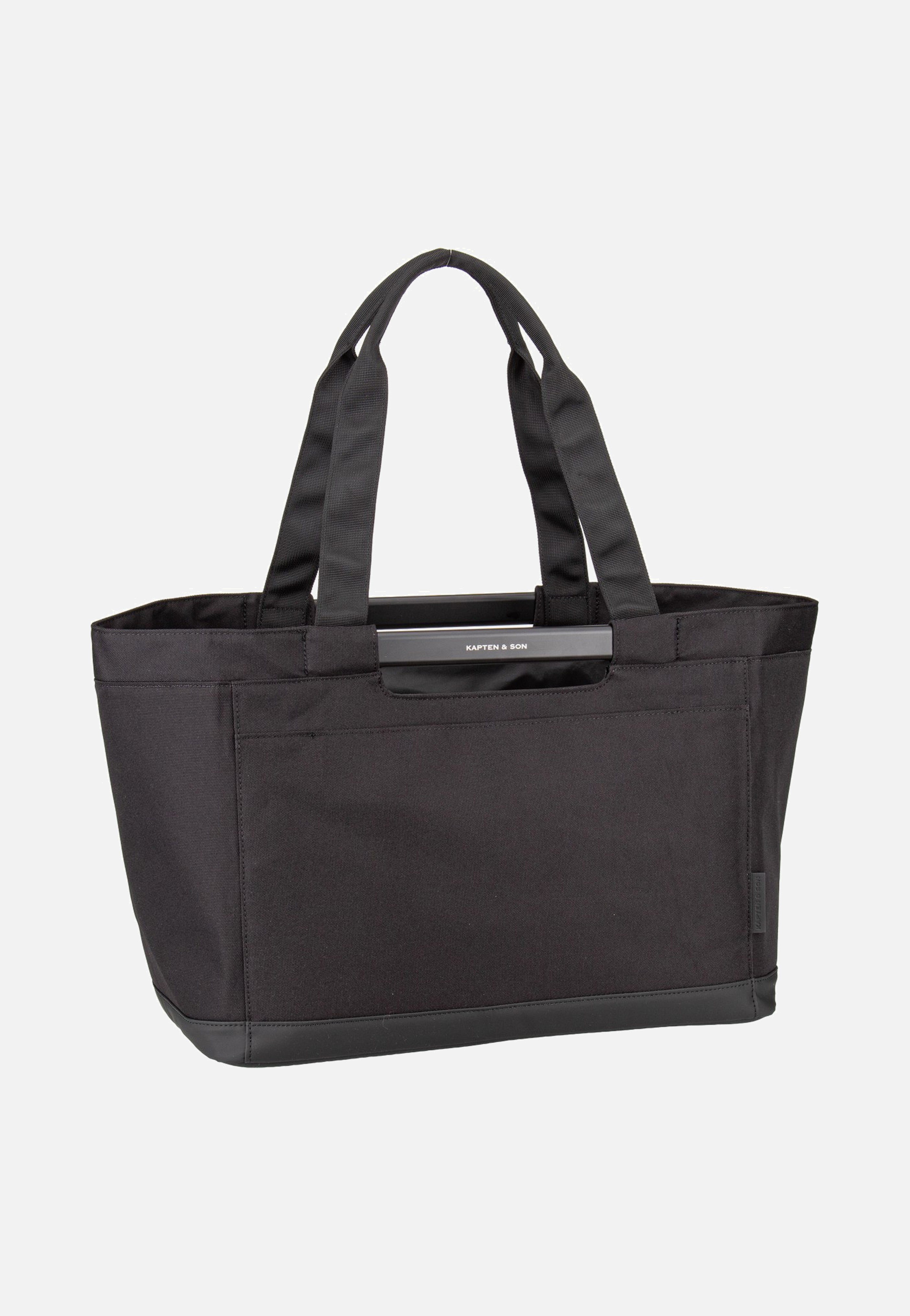 Kapten & Son - Vaasa Shopping Basket All Black - Shopping Basket | Neutral-Image